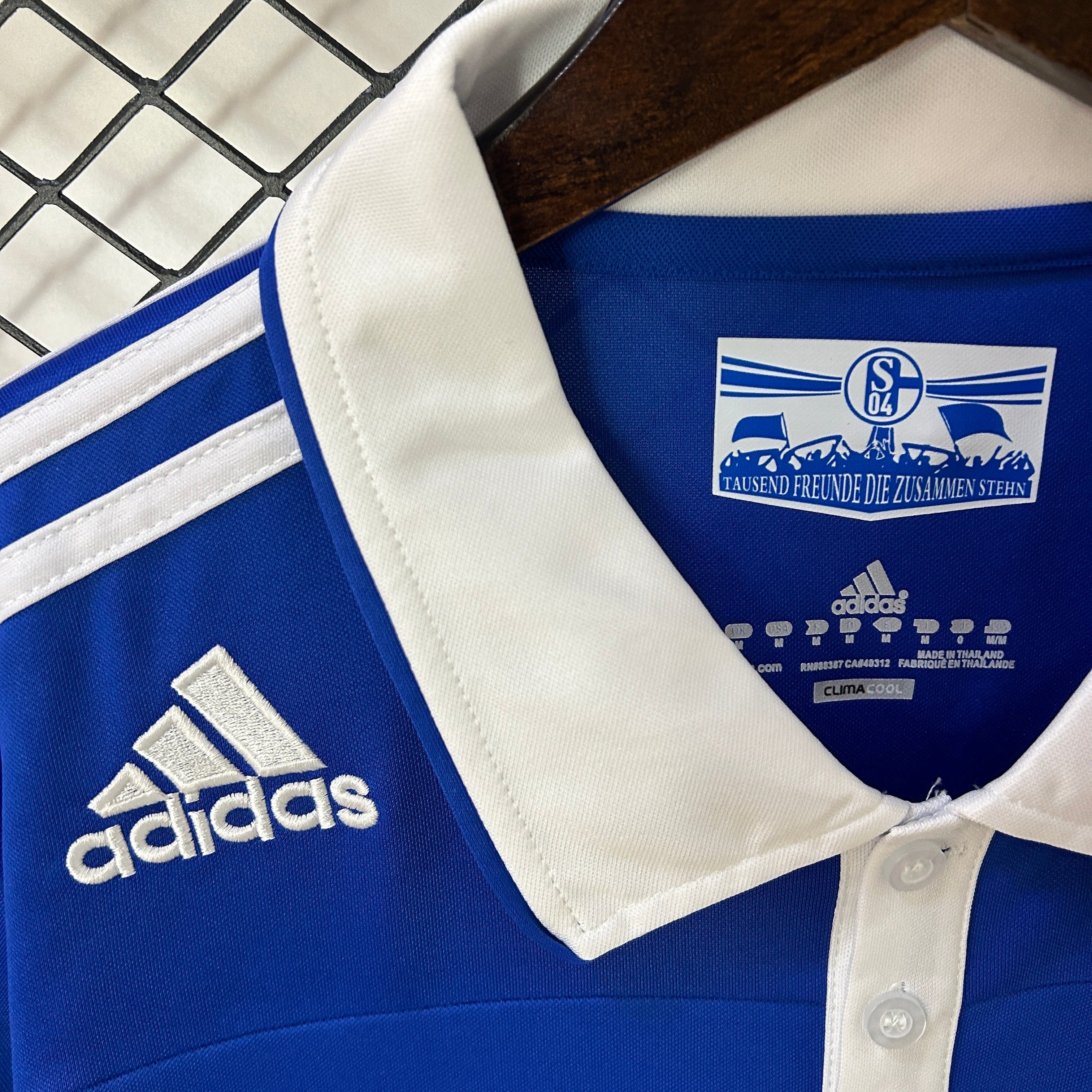 2000s Schalke 04 Retro Football Shirt | Blue White Home