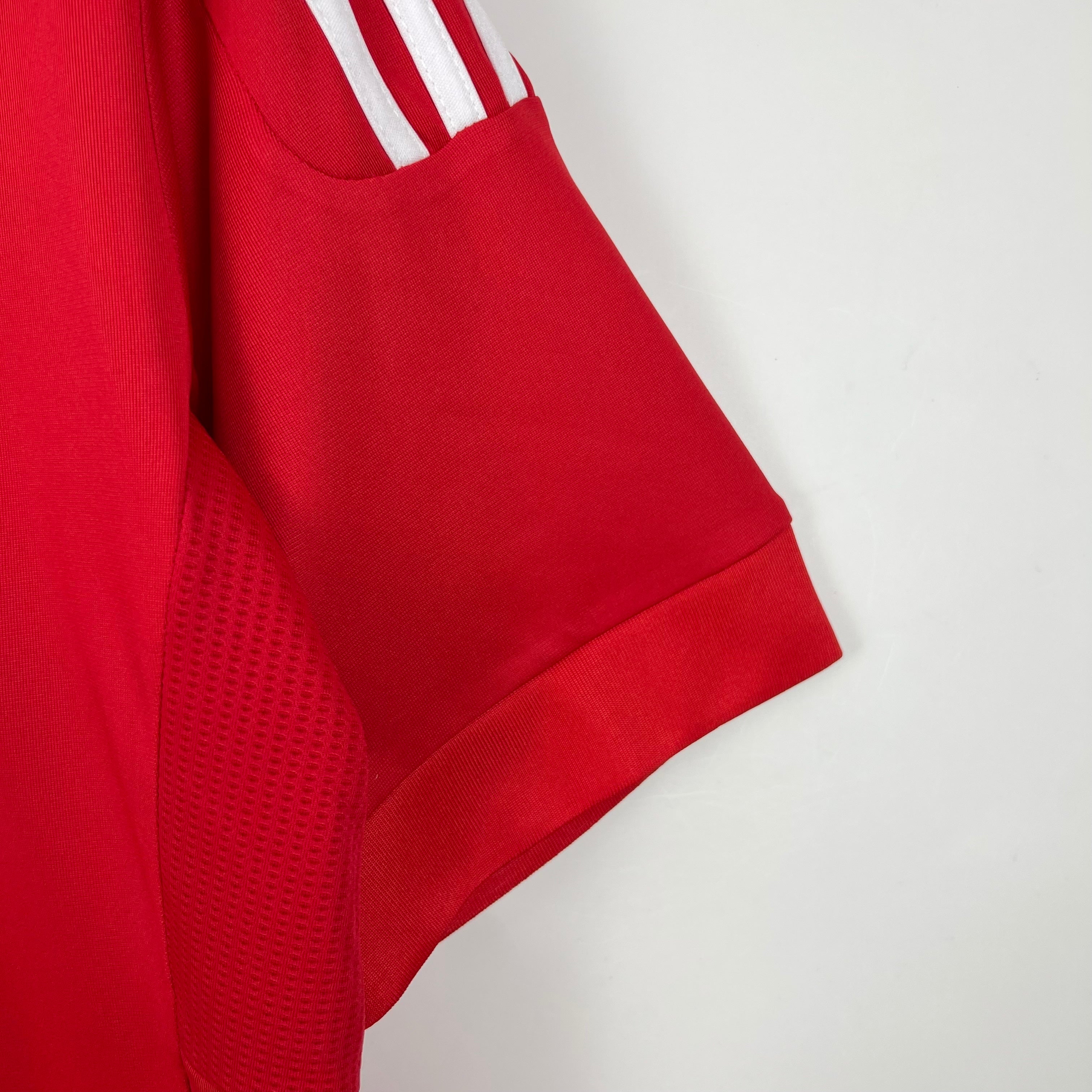 2010s Real Madrid Retro Football Shirt | Red White Home