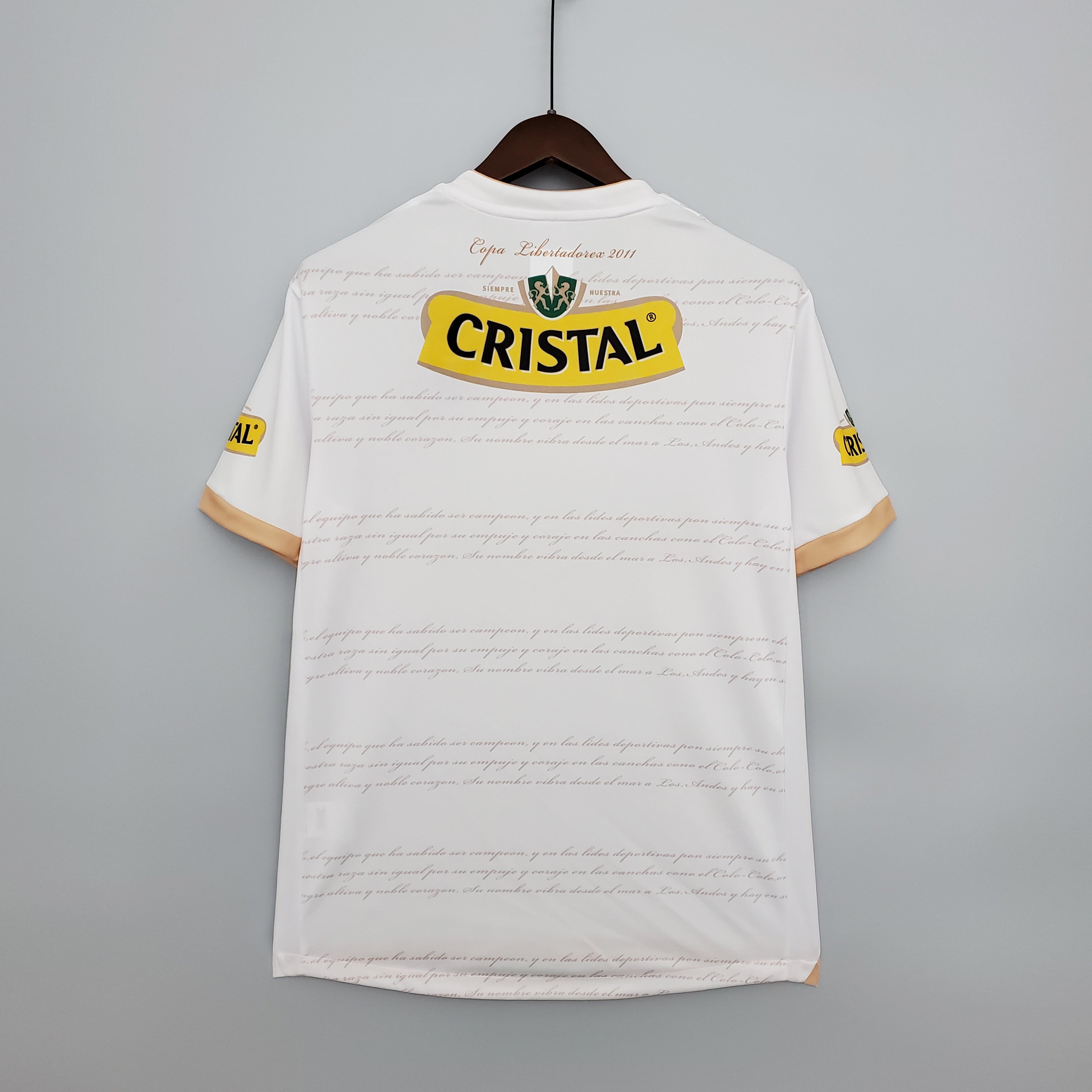 2010s Colo-Colo Retro Football Shirt | White Yellow Home