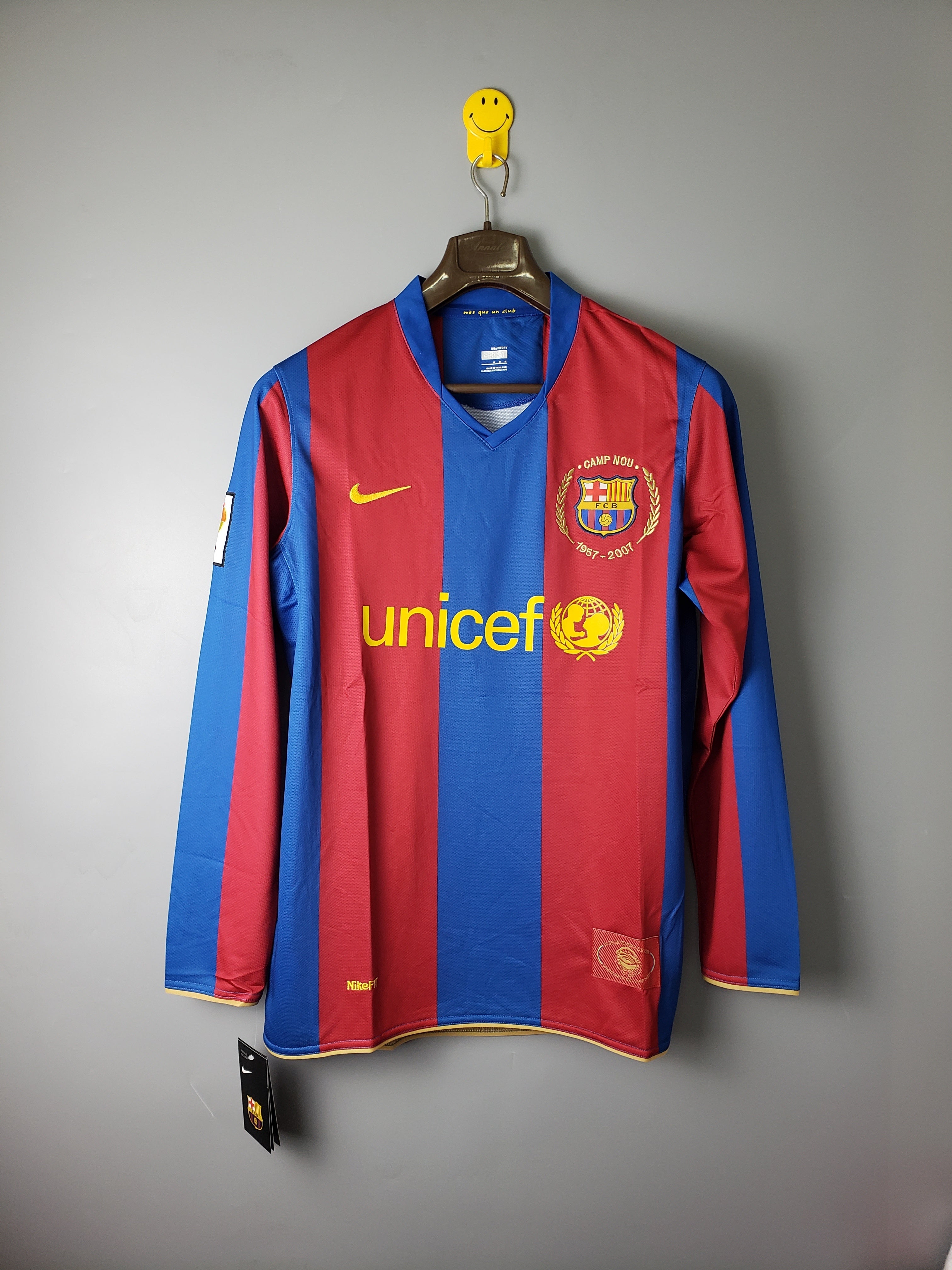 2000s Barcelona Retro Football Shirt | Blue Red Home