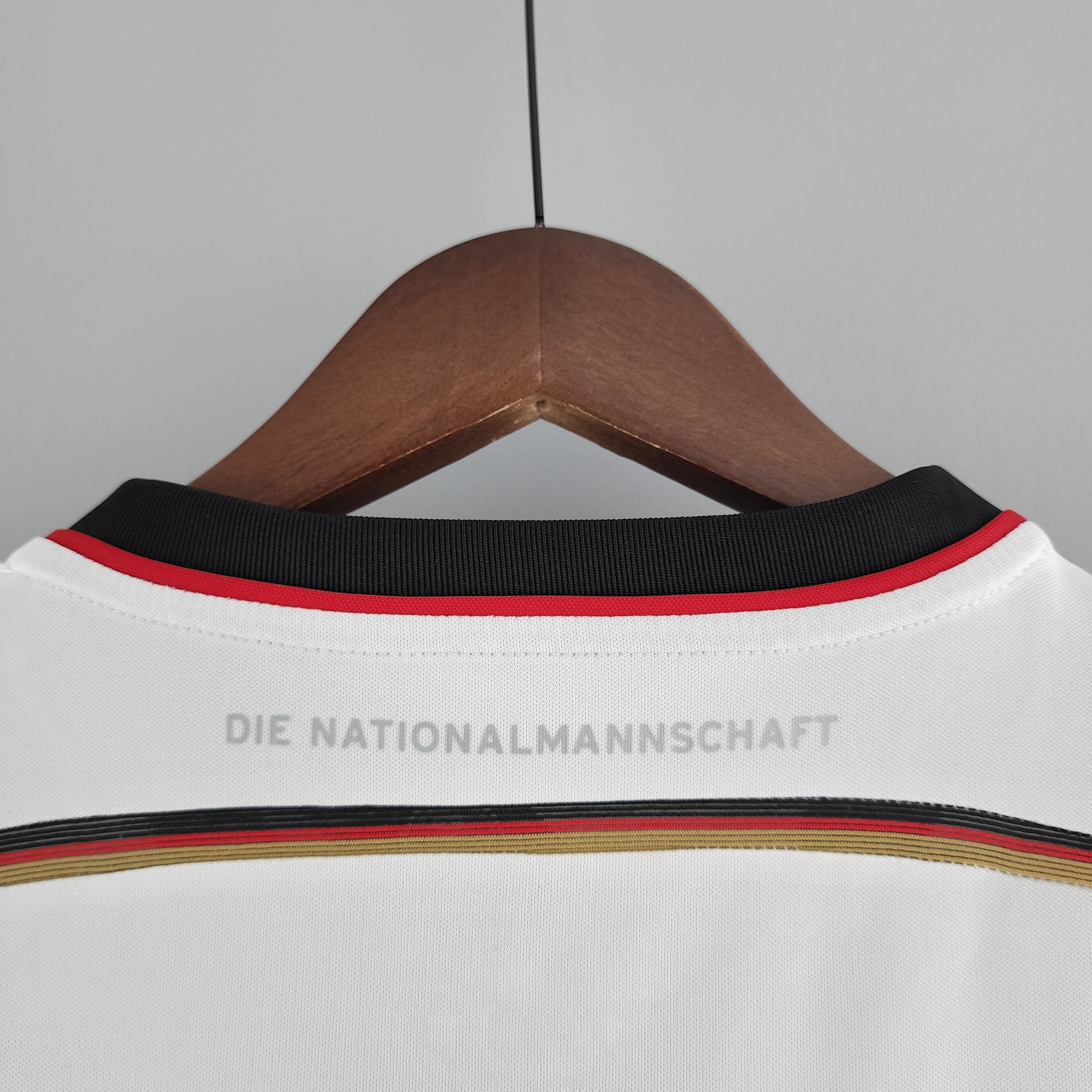 2010s Germany Retro Football Shirt | White Red Home