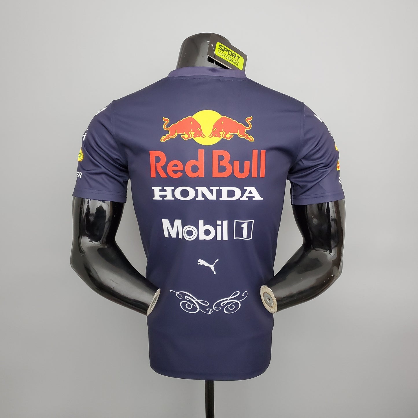 Red Bull Racing F1 2023 Player Fit T-Shirt – Max Verstappen #1 Honda | Navy Blue