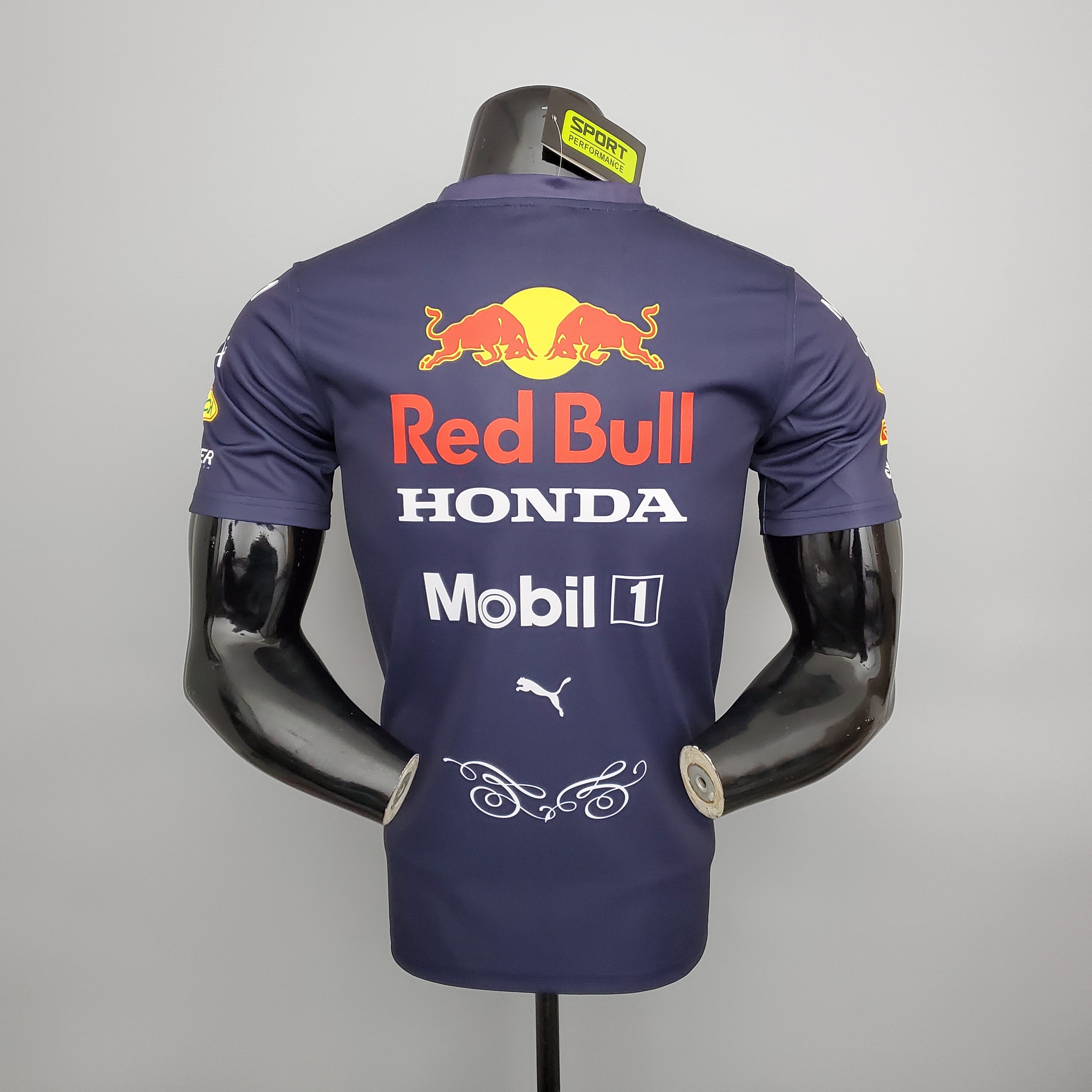 Red Bull Racing F1 2023 Player Fit T-Shirt – Max Verstappen #1 Honda | Navy Blue