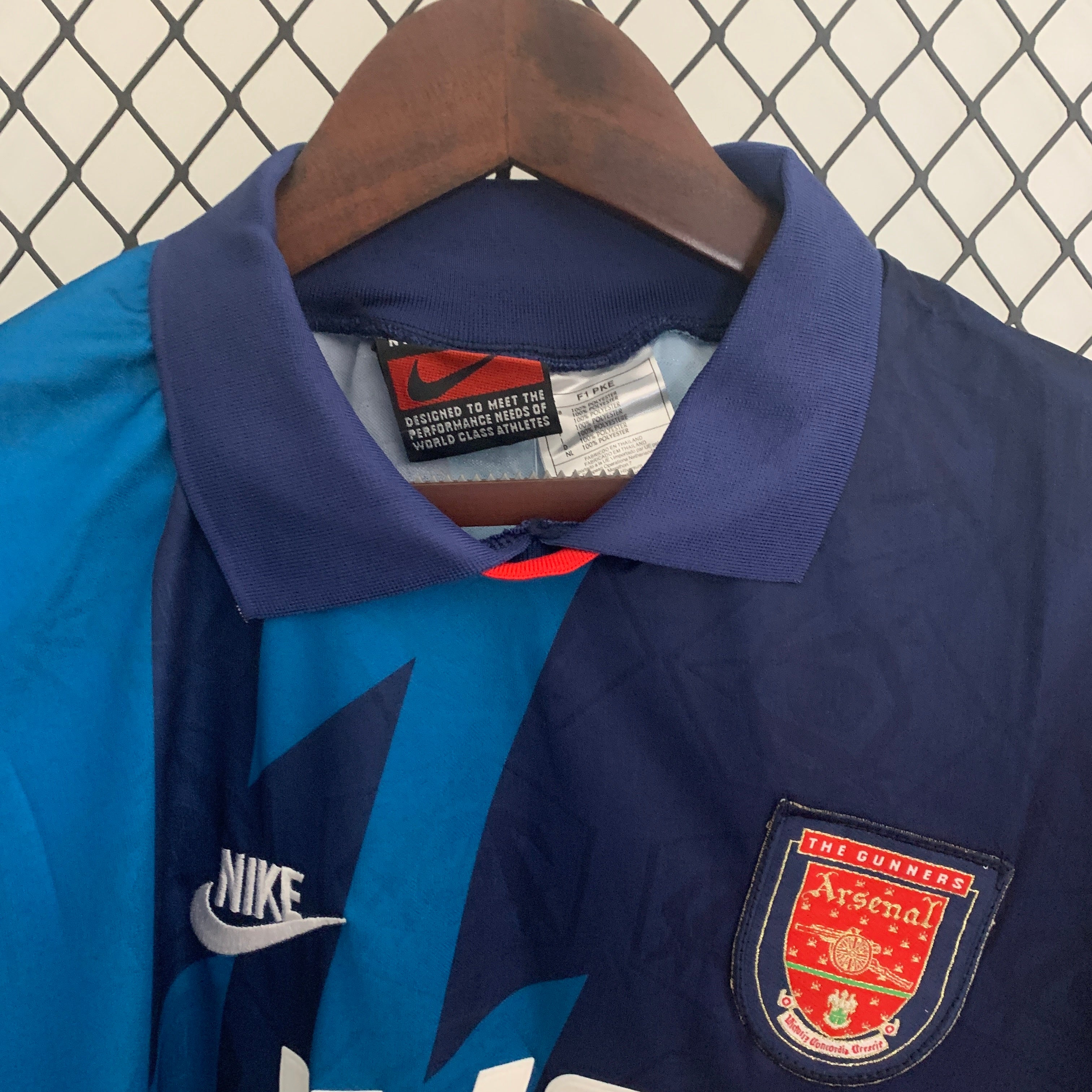 1990s Arsenal Retro Football Shirt | Blue Navy Home