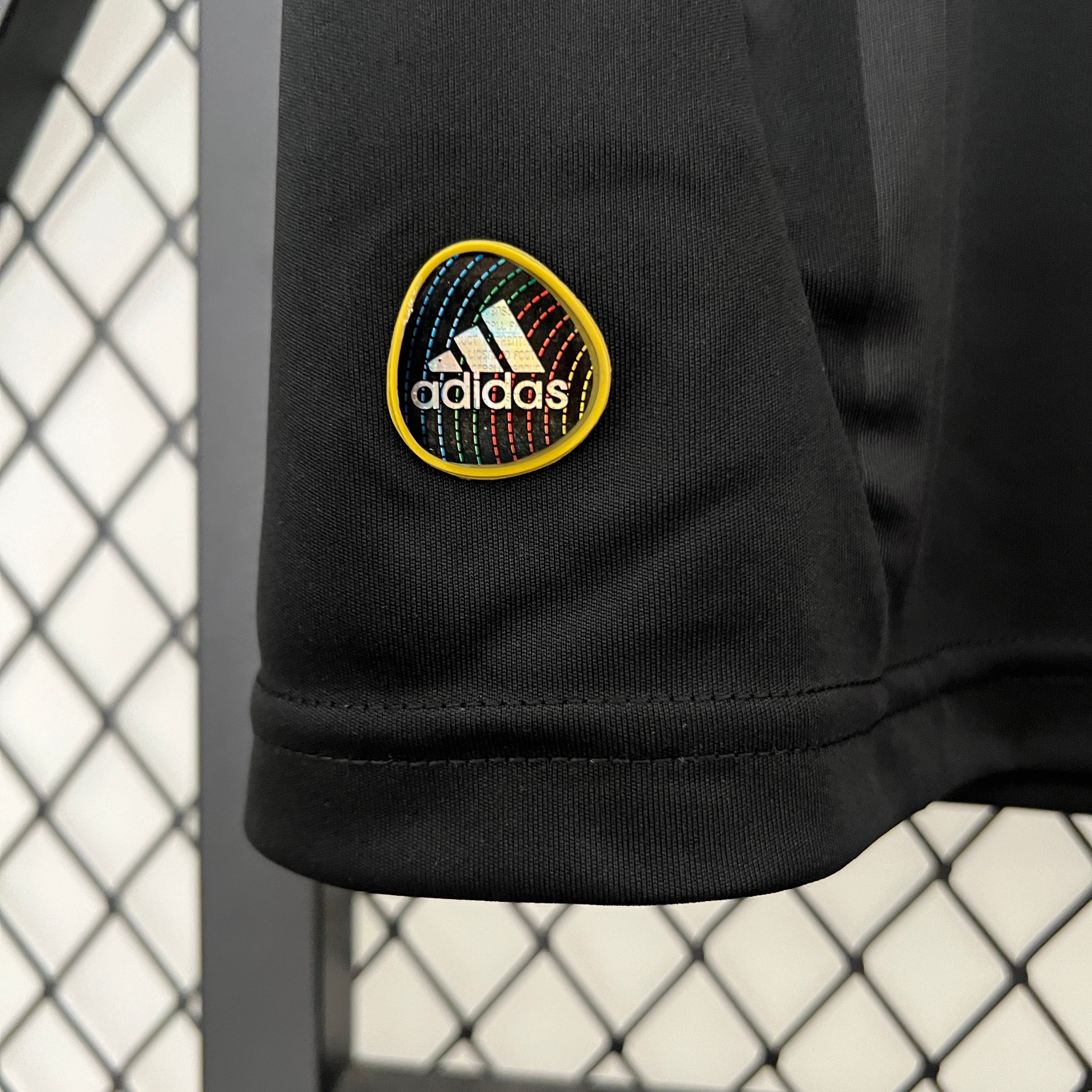 2000s Germany Retro Football Shirt | Black Gold Home