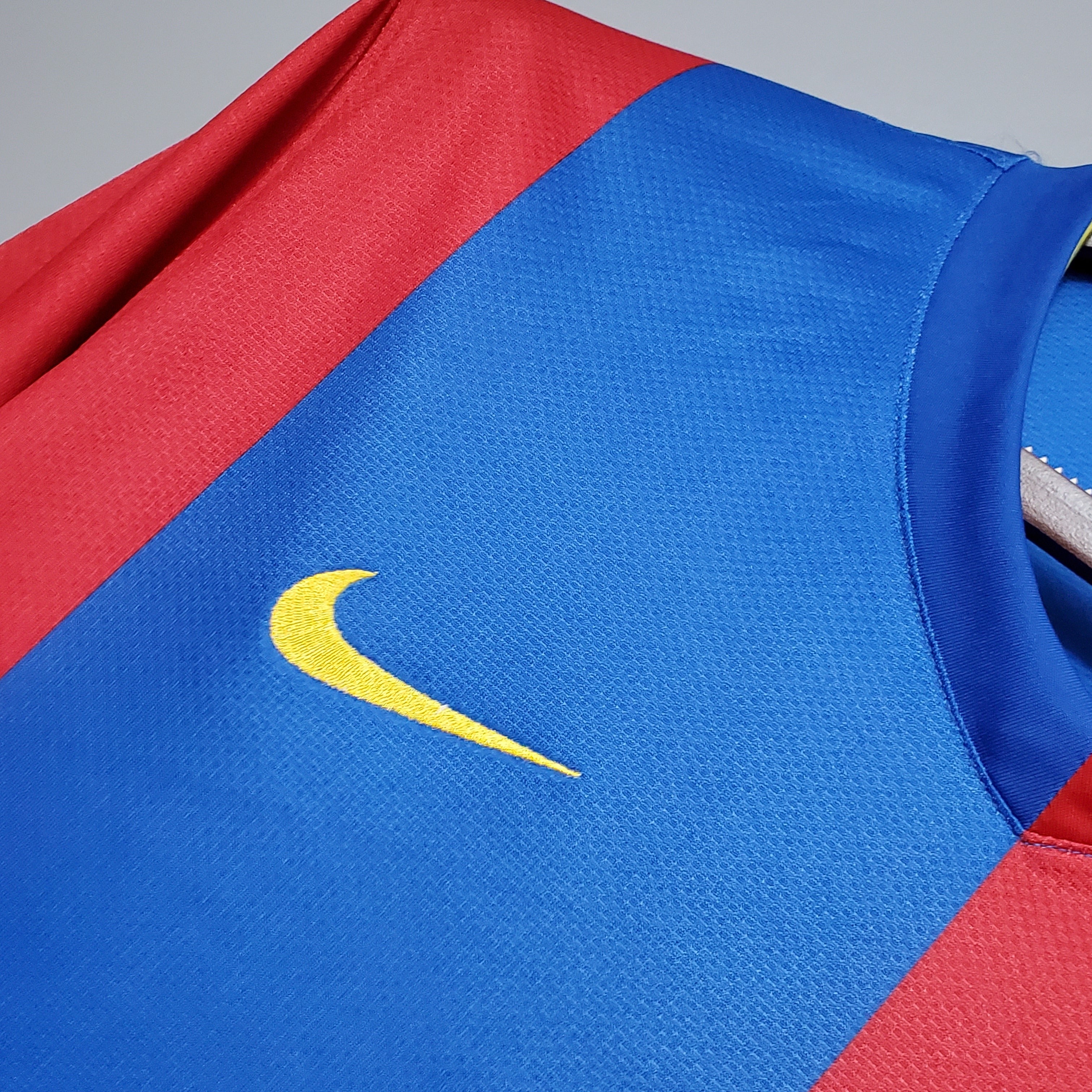 1990s Barcelona Retro Football Shirt | Blue Red Home