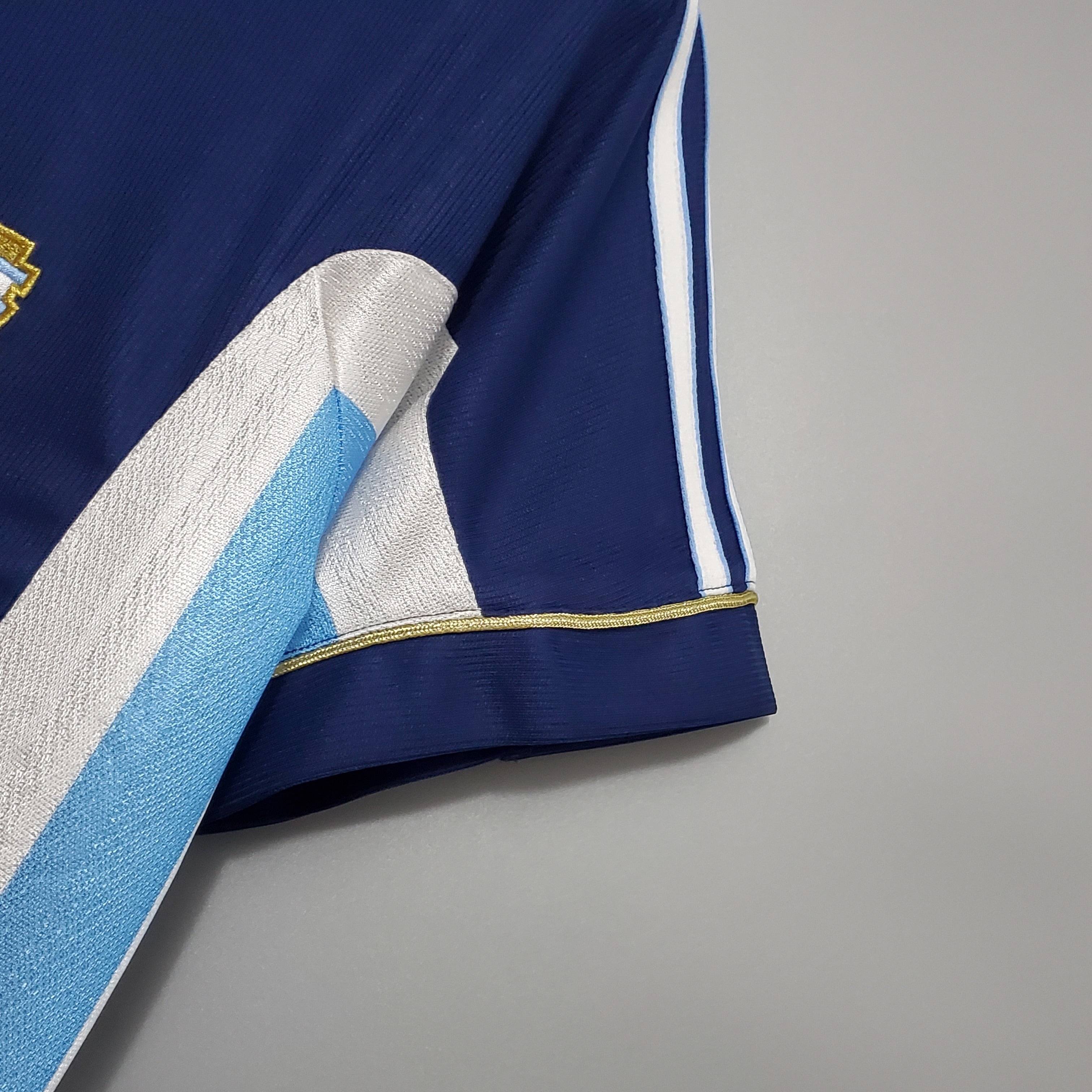 1990s Argentina Retro Football Shirt | Navy White Home