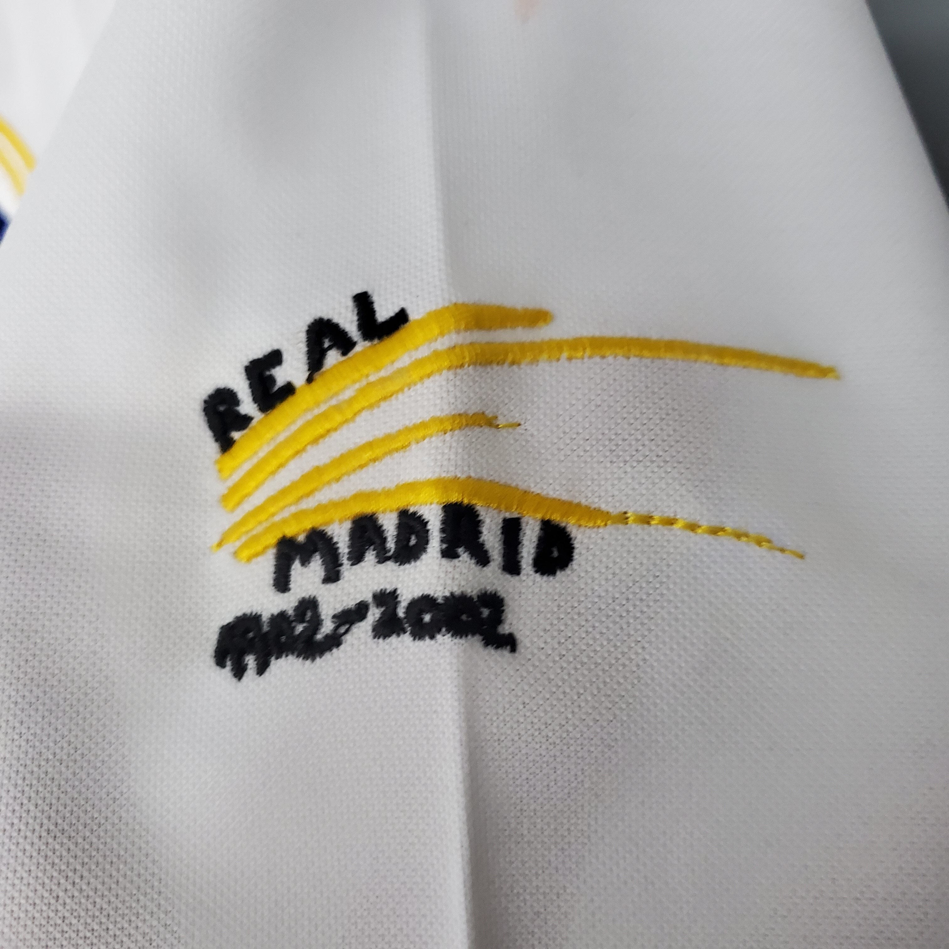 1990s Real Madrid Retro Football Shirt | White Black Home