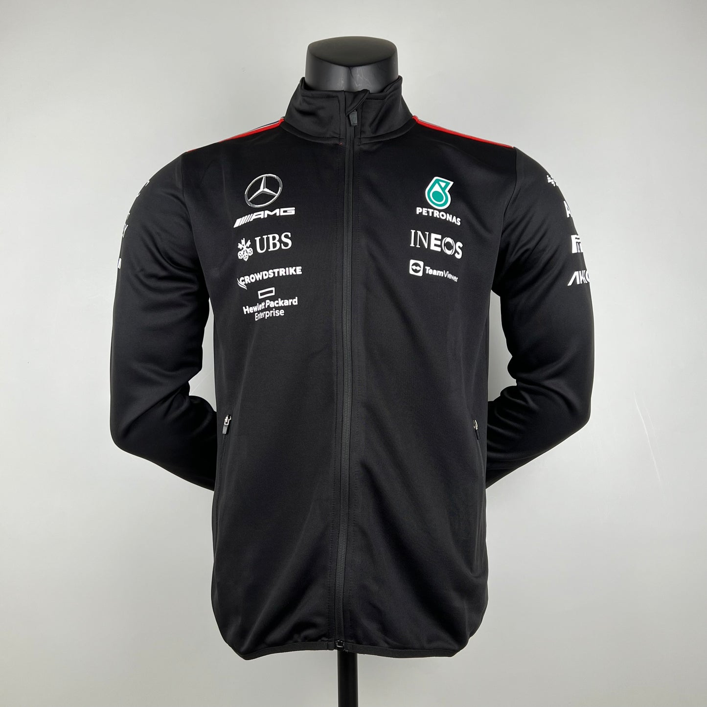 Mercedes F1 2023 Jacket – Player Fit | Black