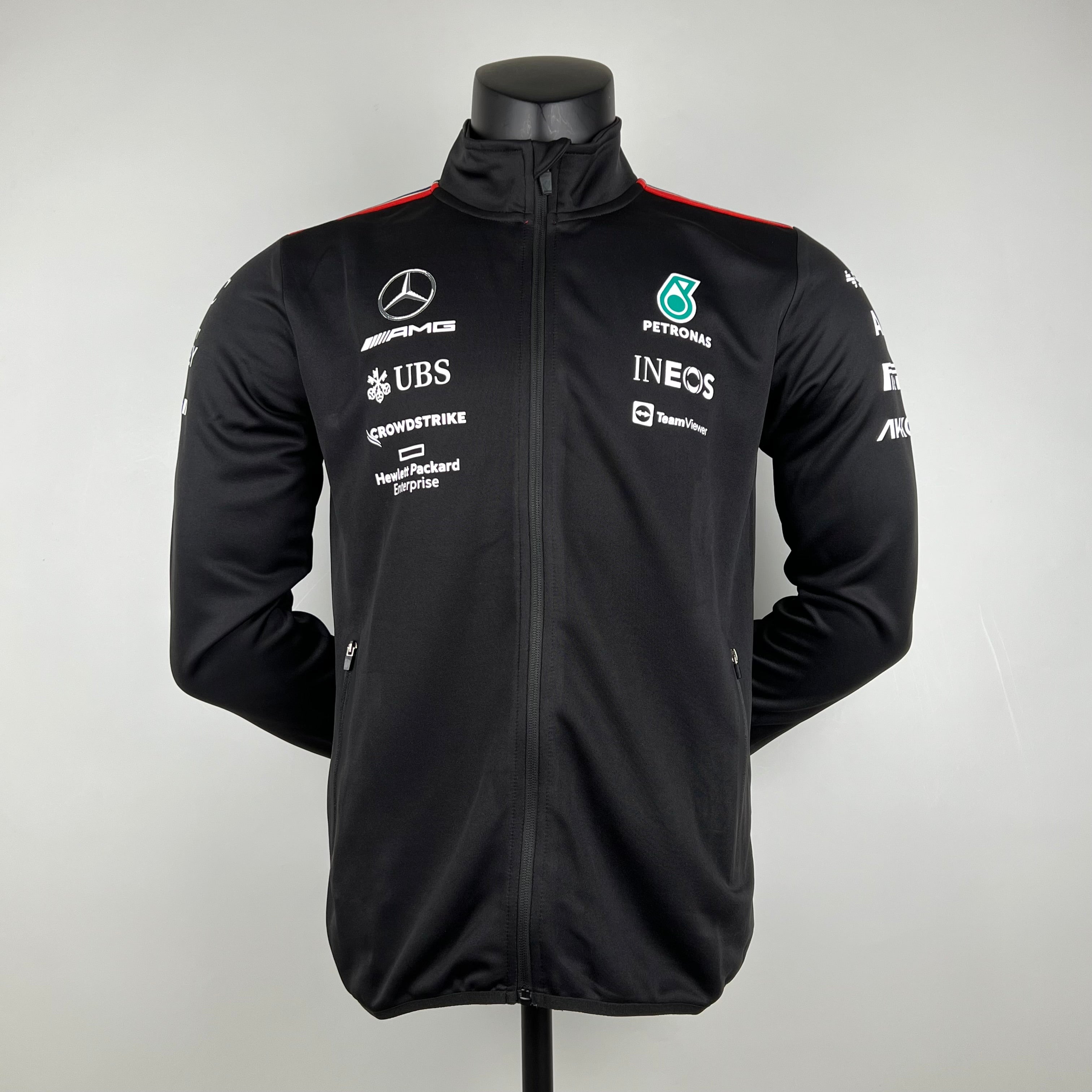 Mercedes F1 2023 Jacket – Player Fit | Black