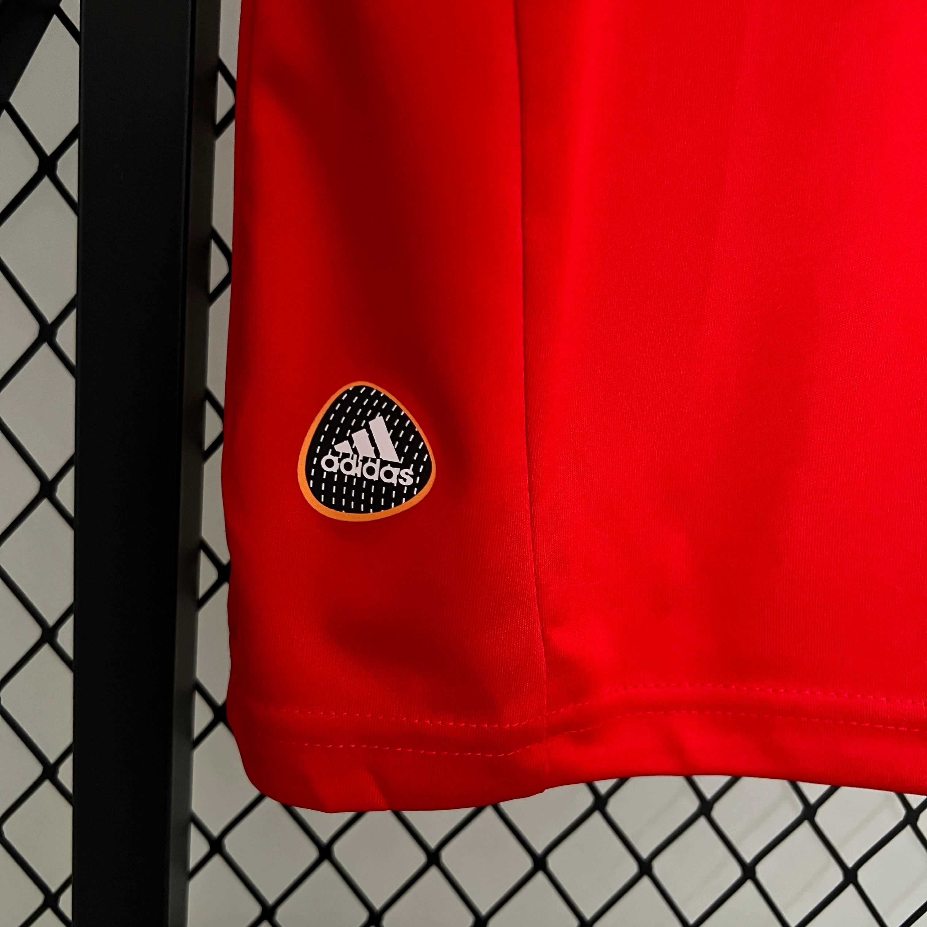 2010s Spain Retro Football Shirt | Red Yellow Home