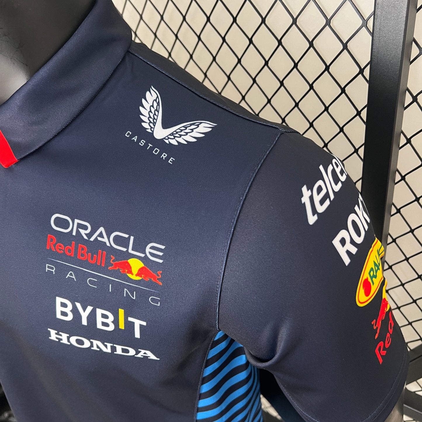 Red Bull Racing F1 2024 Polo – Player Fit | Navy Blue