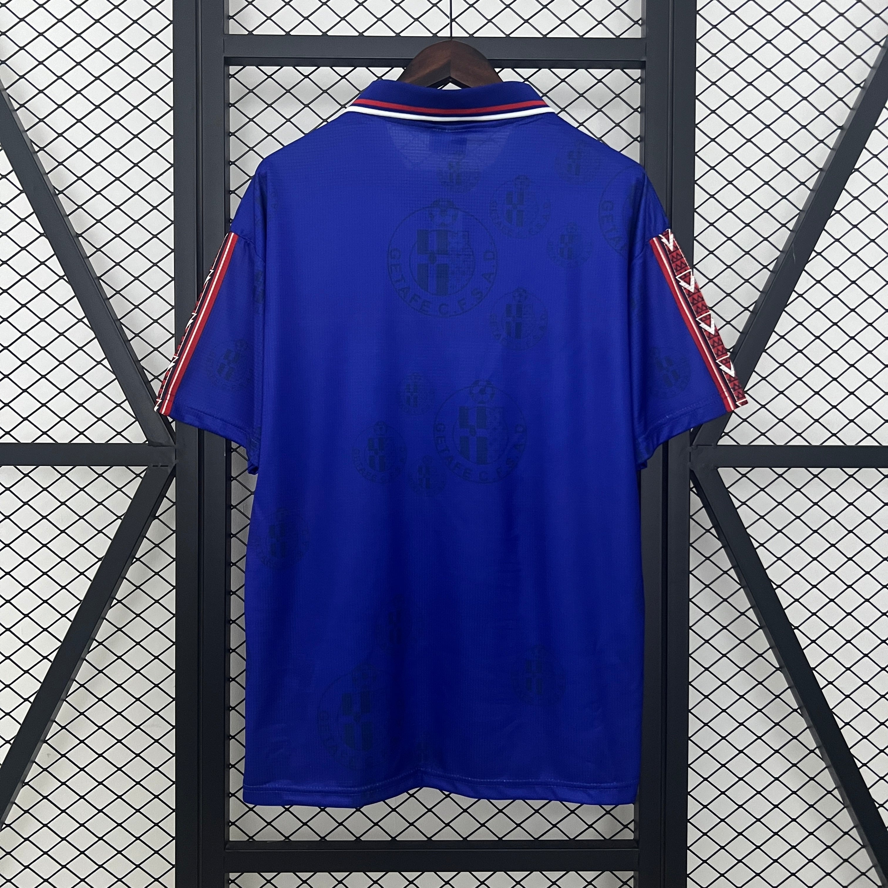 1990s Getafe Retro Football Shirt | Blue Red Home