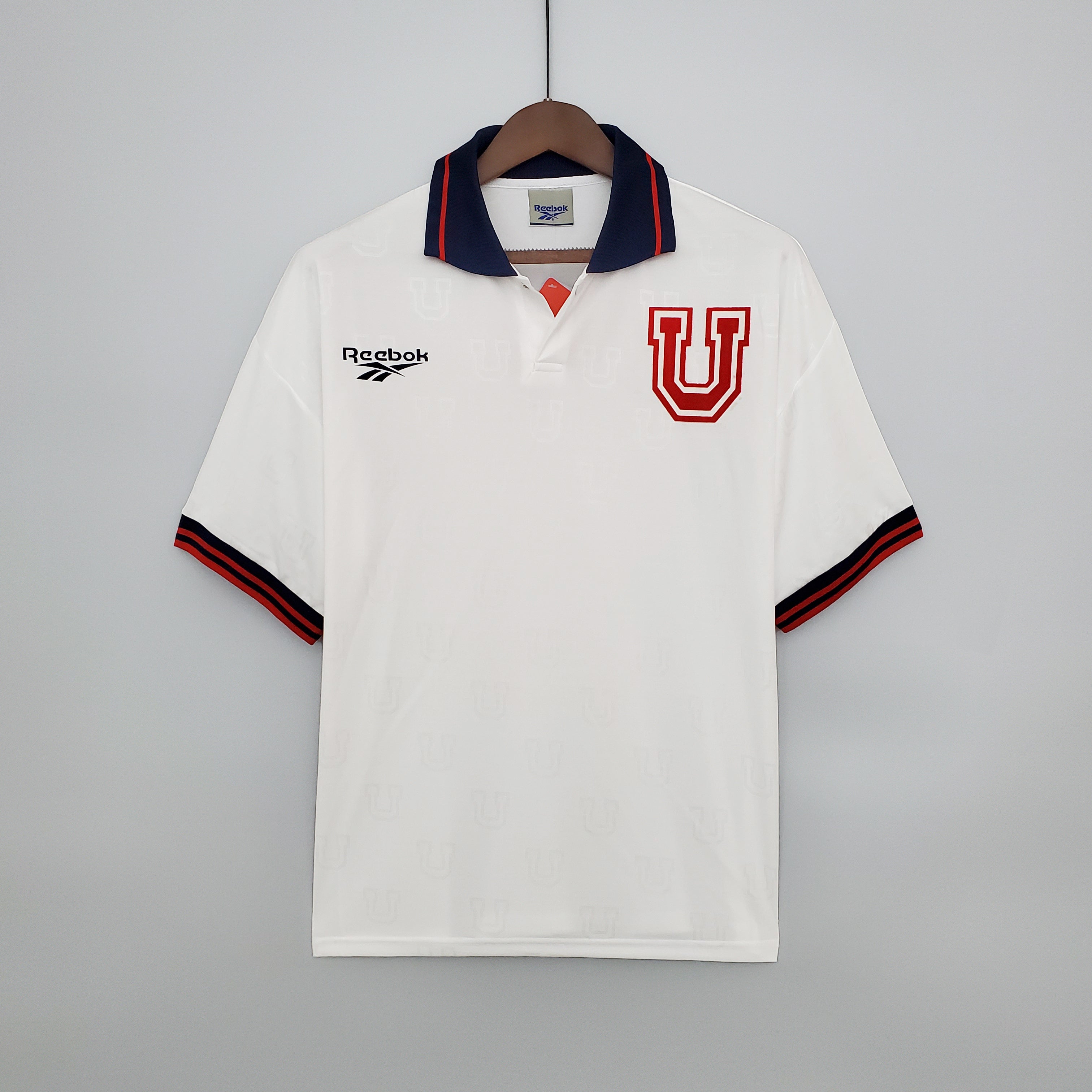 1990s Universidad De Chile Retro Football Shirt | White Navy Home