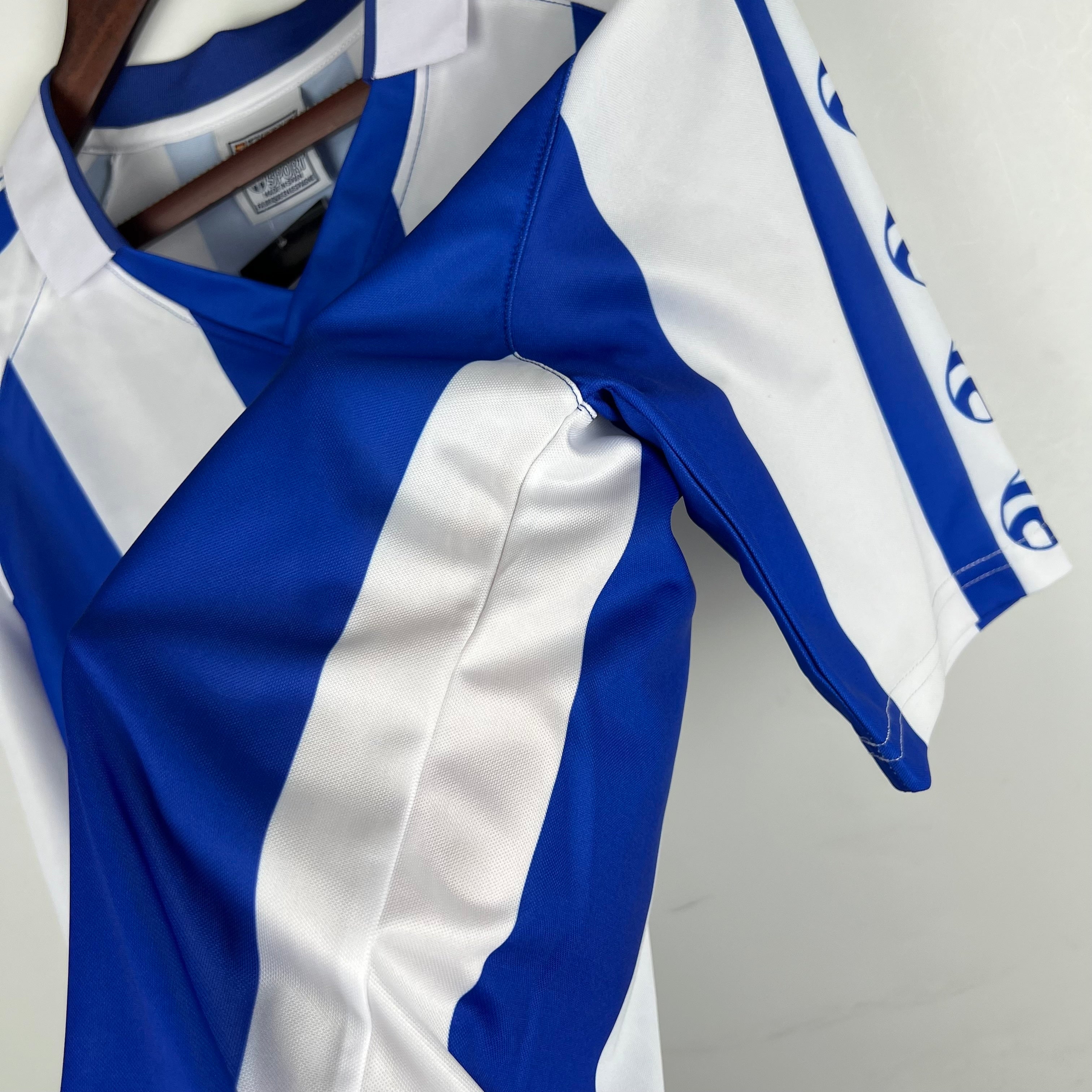 1990s Espanyol Retro Football Shirt | Blue White Home