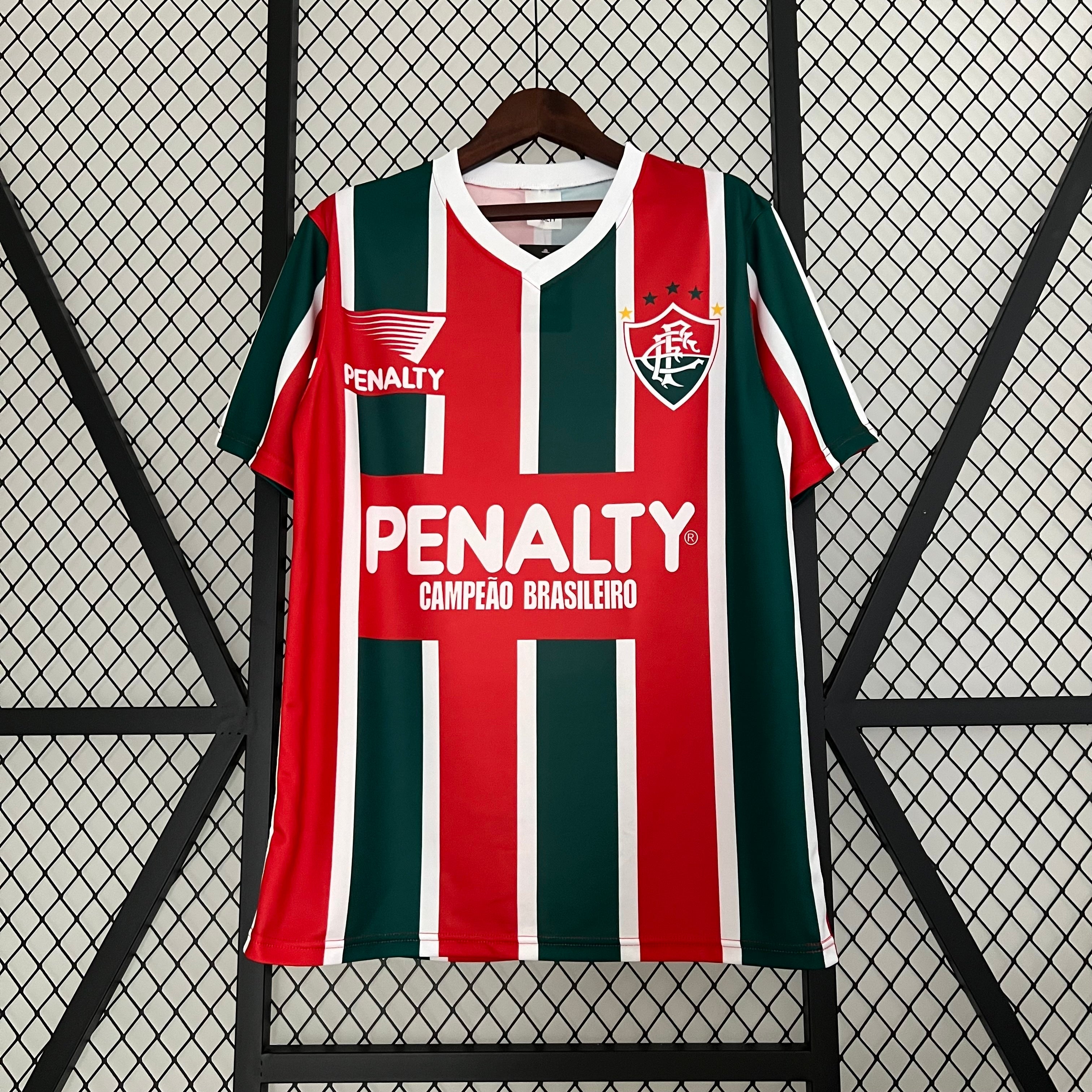 1990s Fluminense Retro Football Shirt | Red Green Home