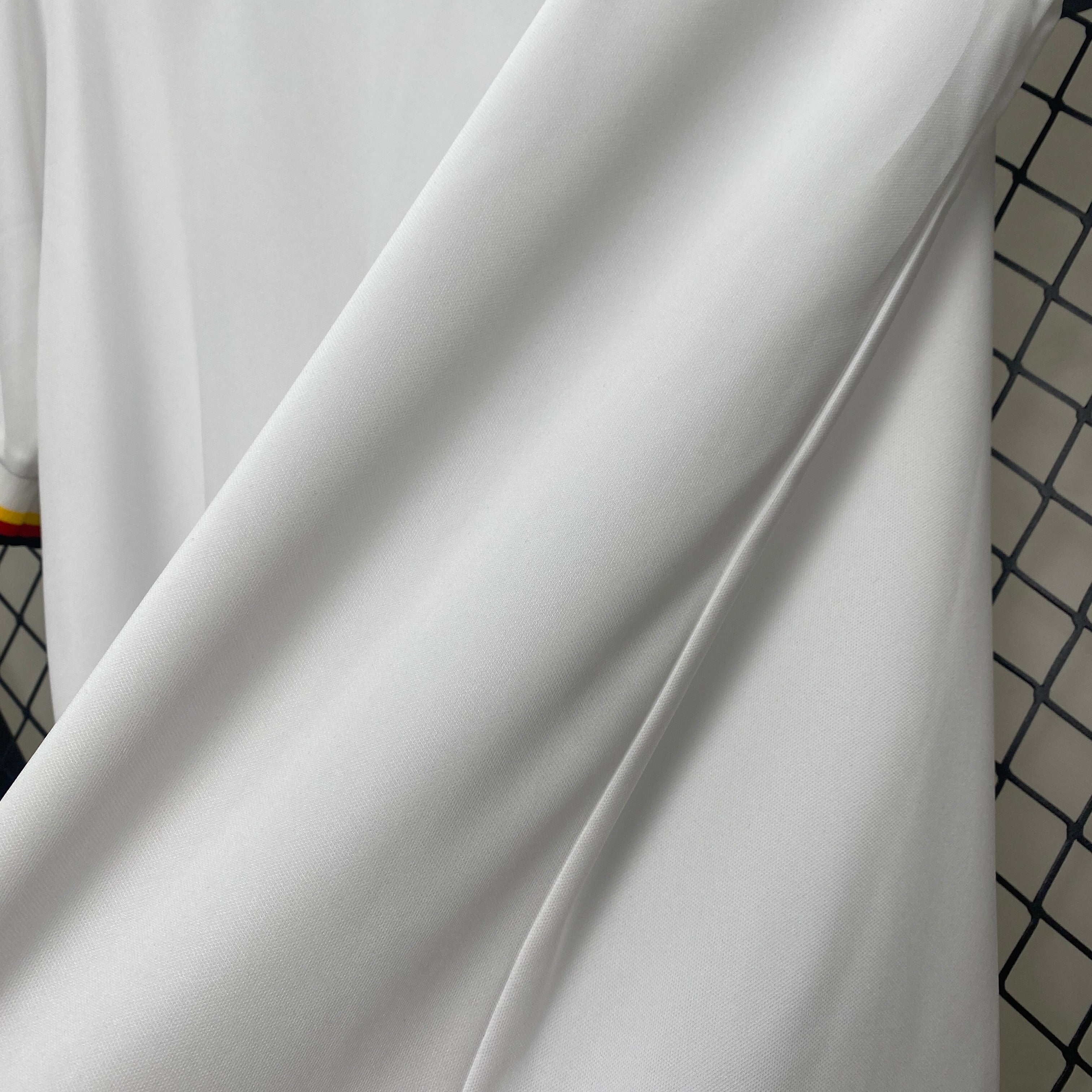 1980s Germany Retro Football Shirt | White Black Home