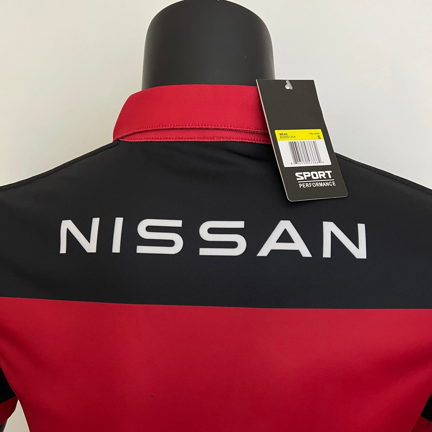 Nissan e.dams F1 2023 Polo – Player Fit | Black Red