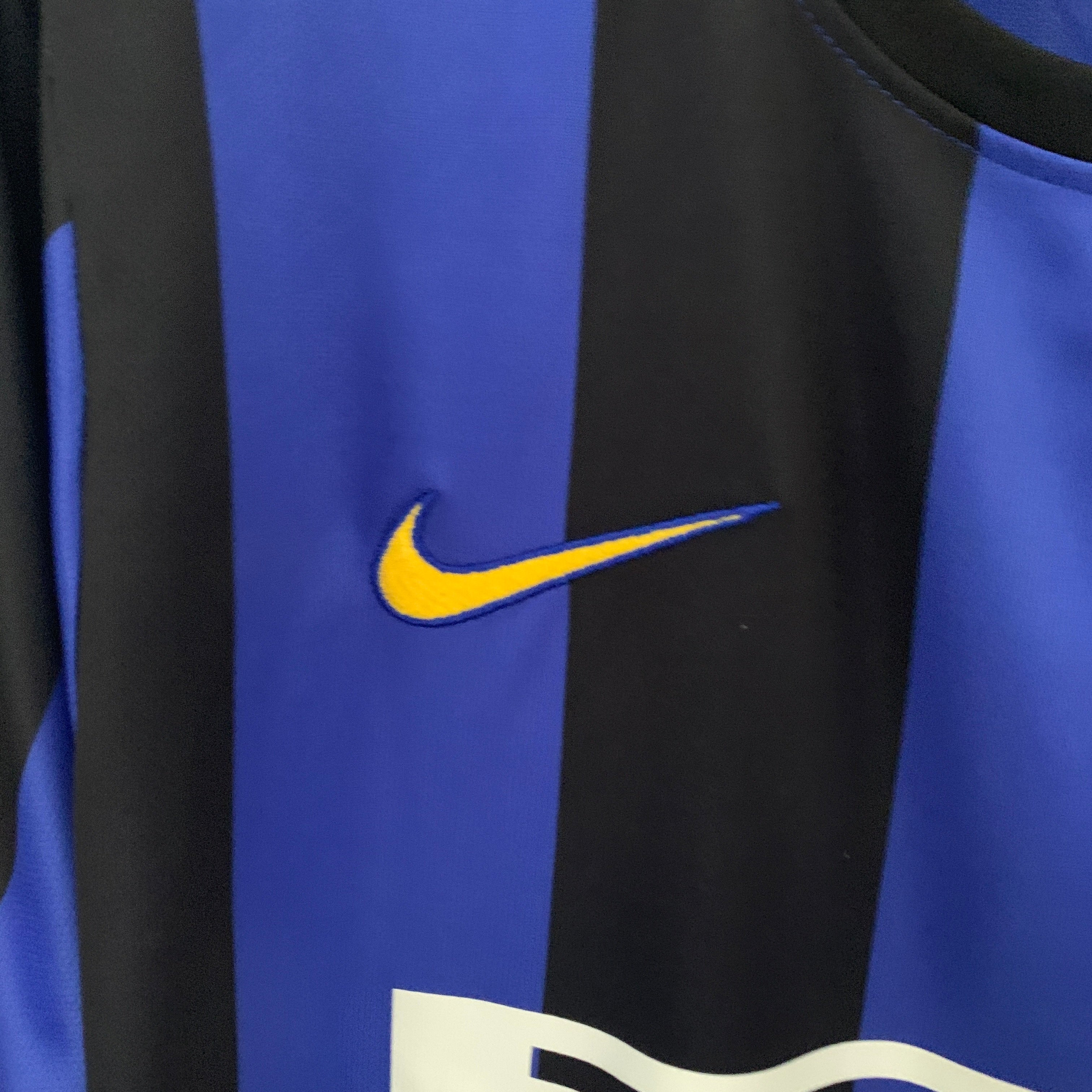 1990s Inter Milan Retro Football Shirt | Blue Black Home