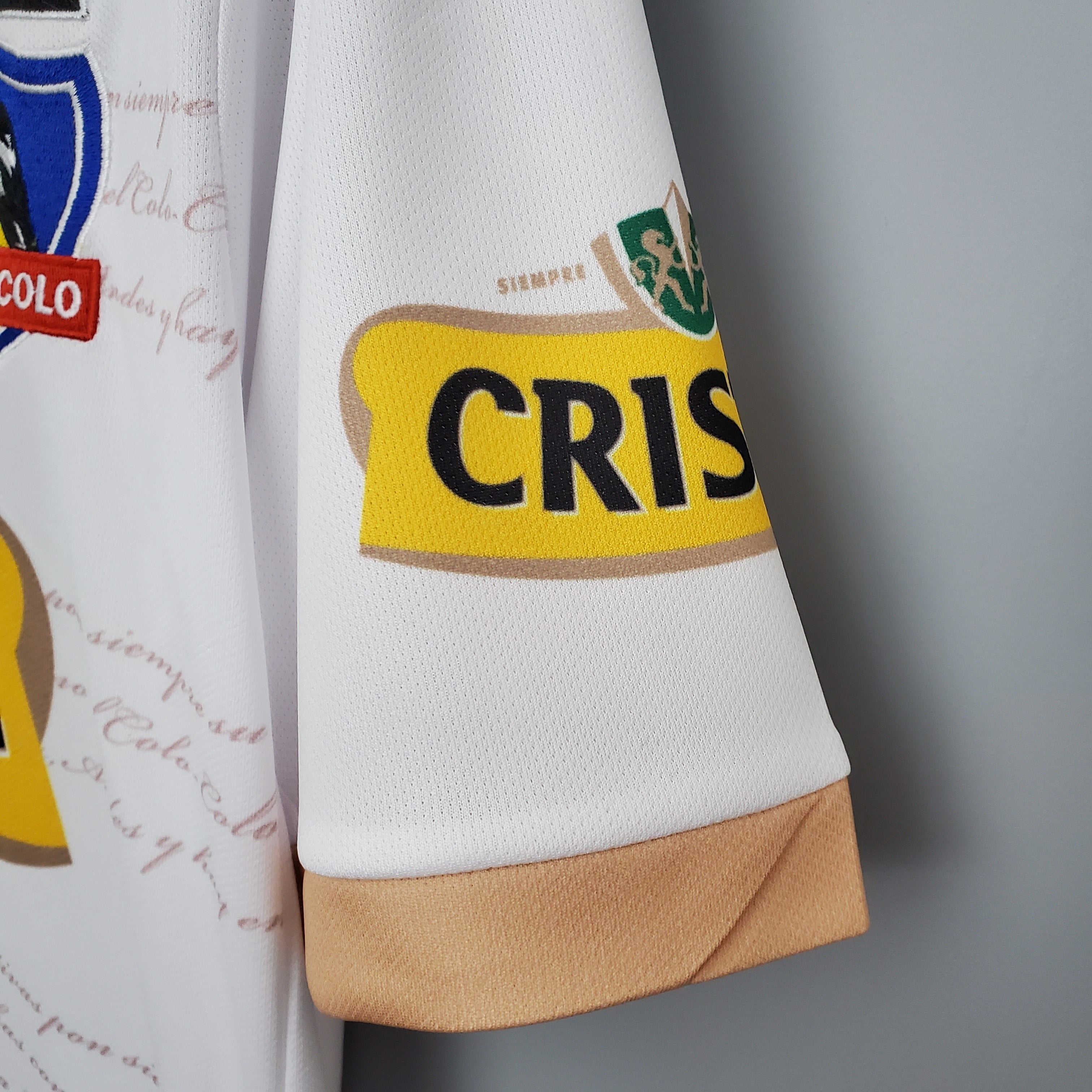 2010s Colo-Colo Retro Football Shirt | White Yellow Home