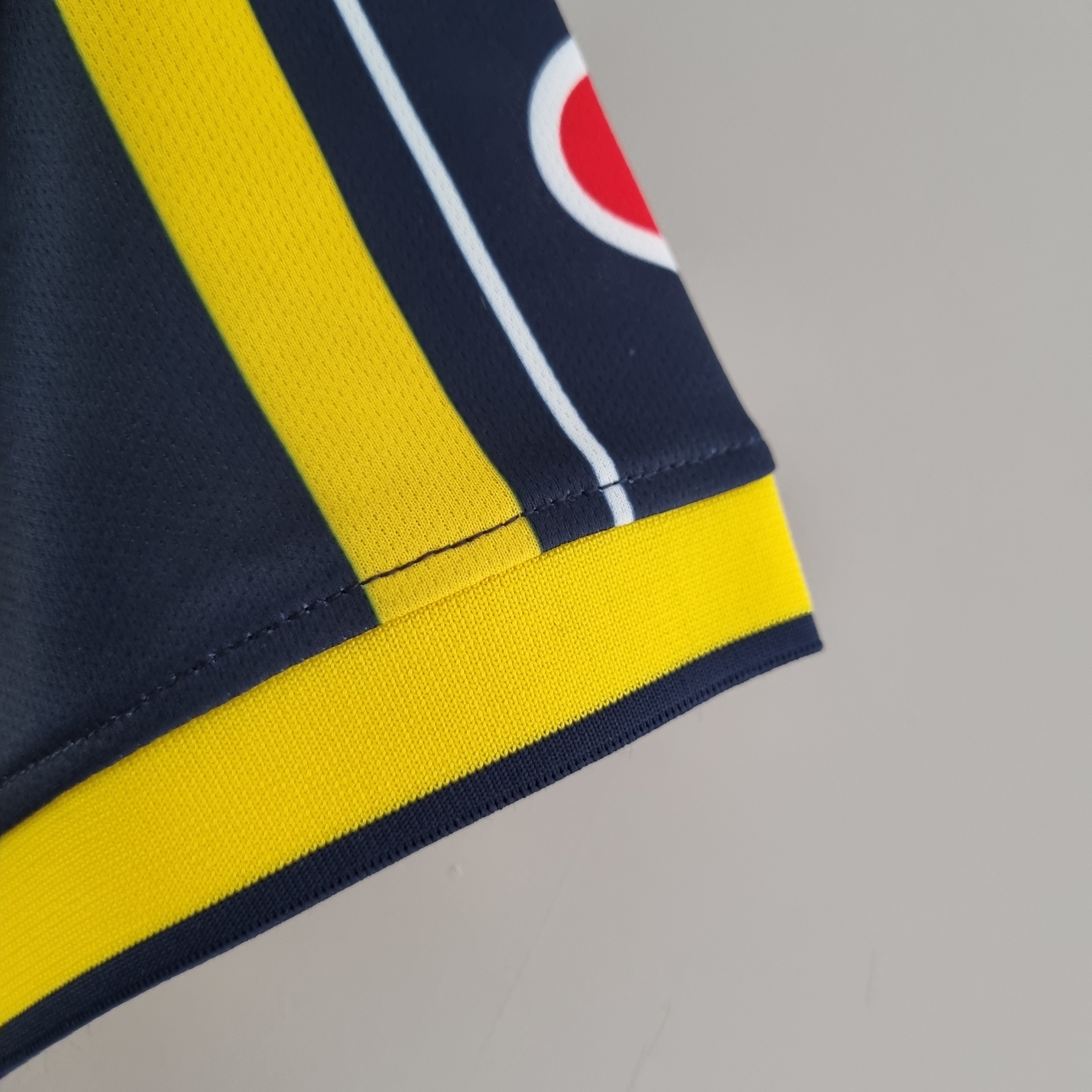 1990s Parma Retro Football Shirt | Navy Yellow Home