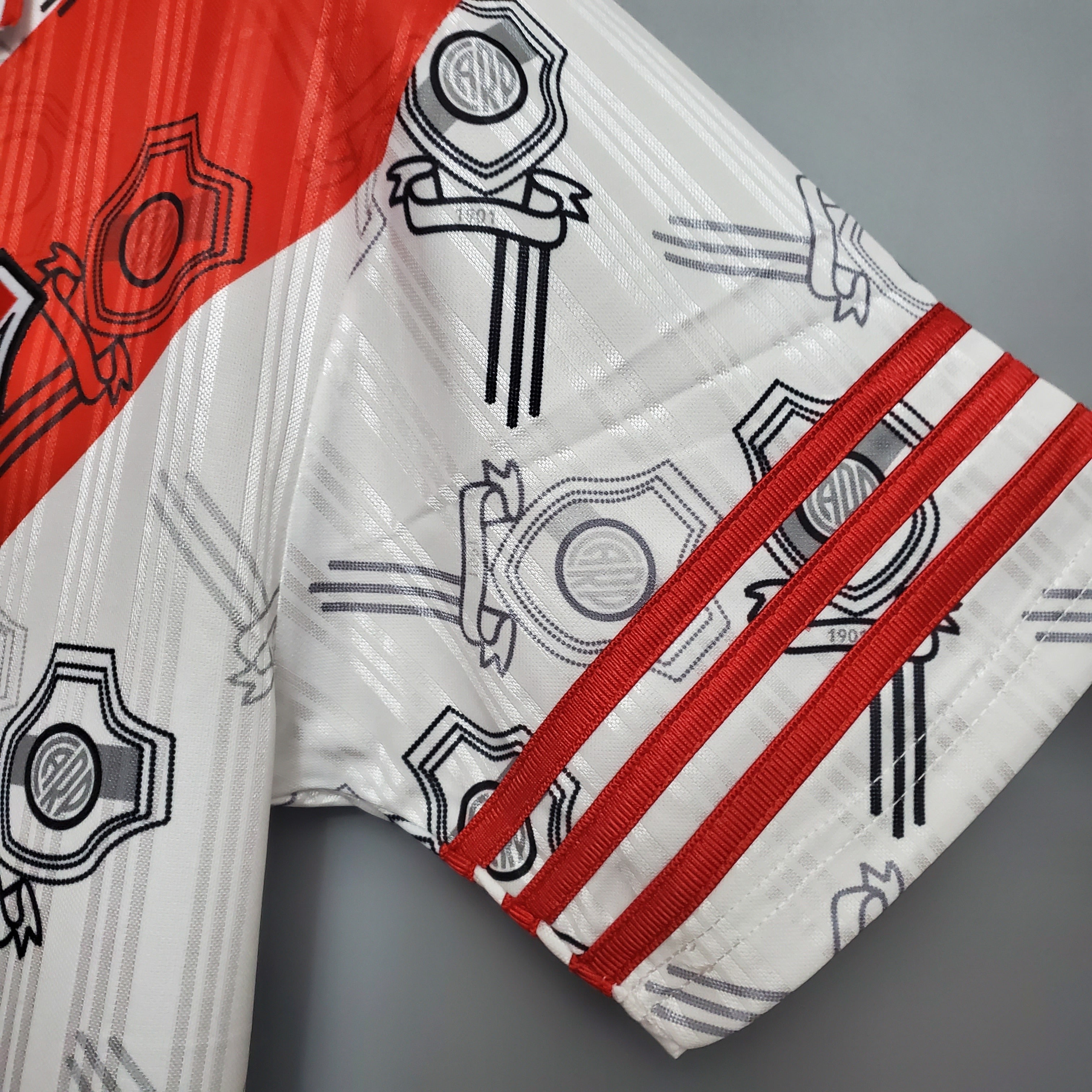 1990s River Plate Retro Football Shirt | White Red Home
