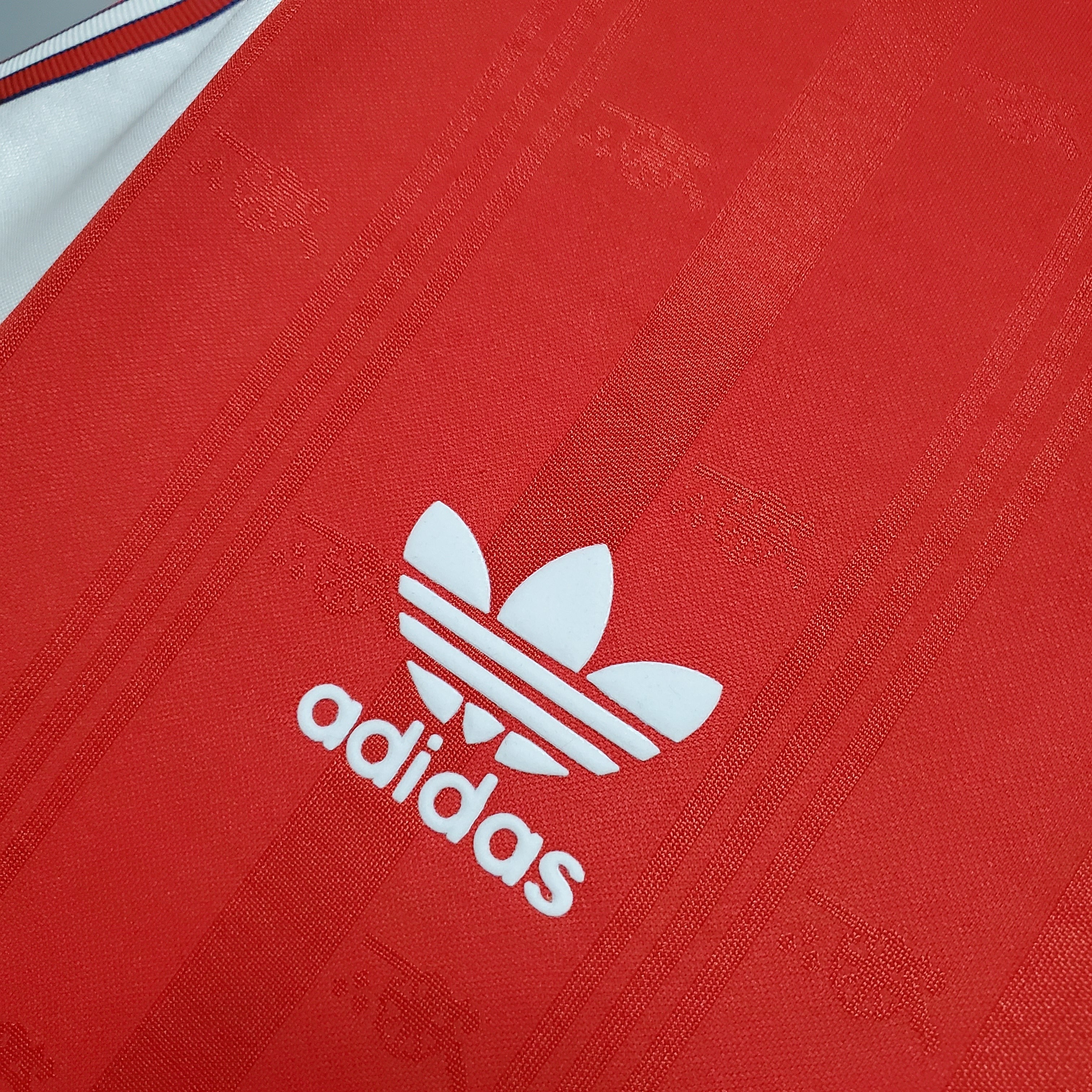 1980s Arsenal Retro Football Shirt | Red White Home