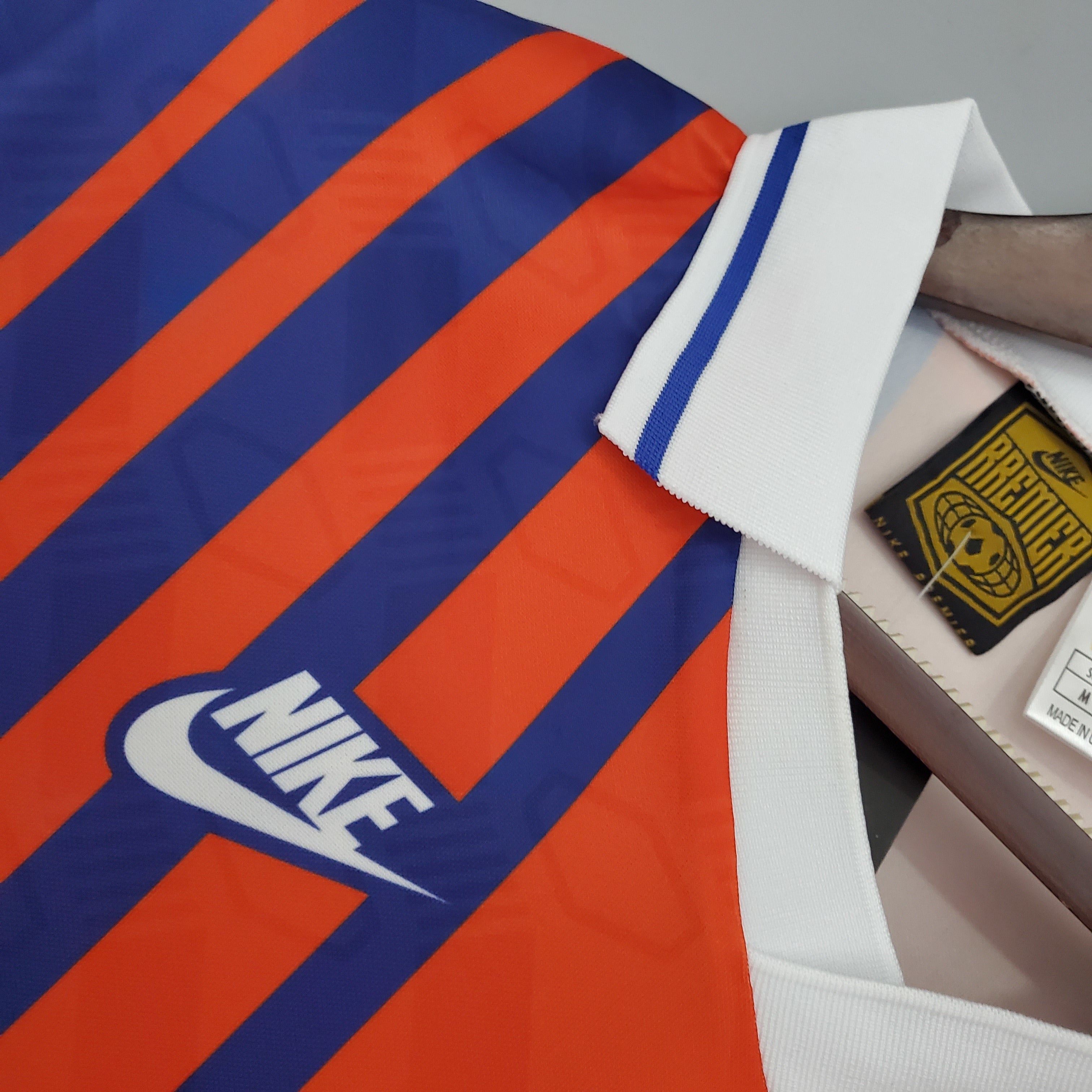 1990s PSG Retro Football Shirt | Blue Red Home