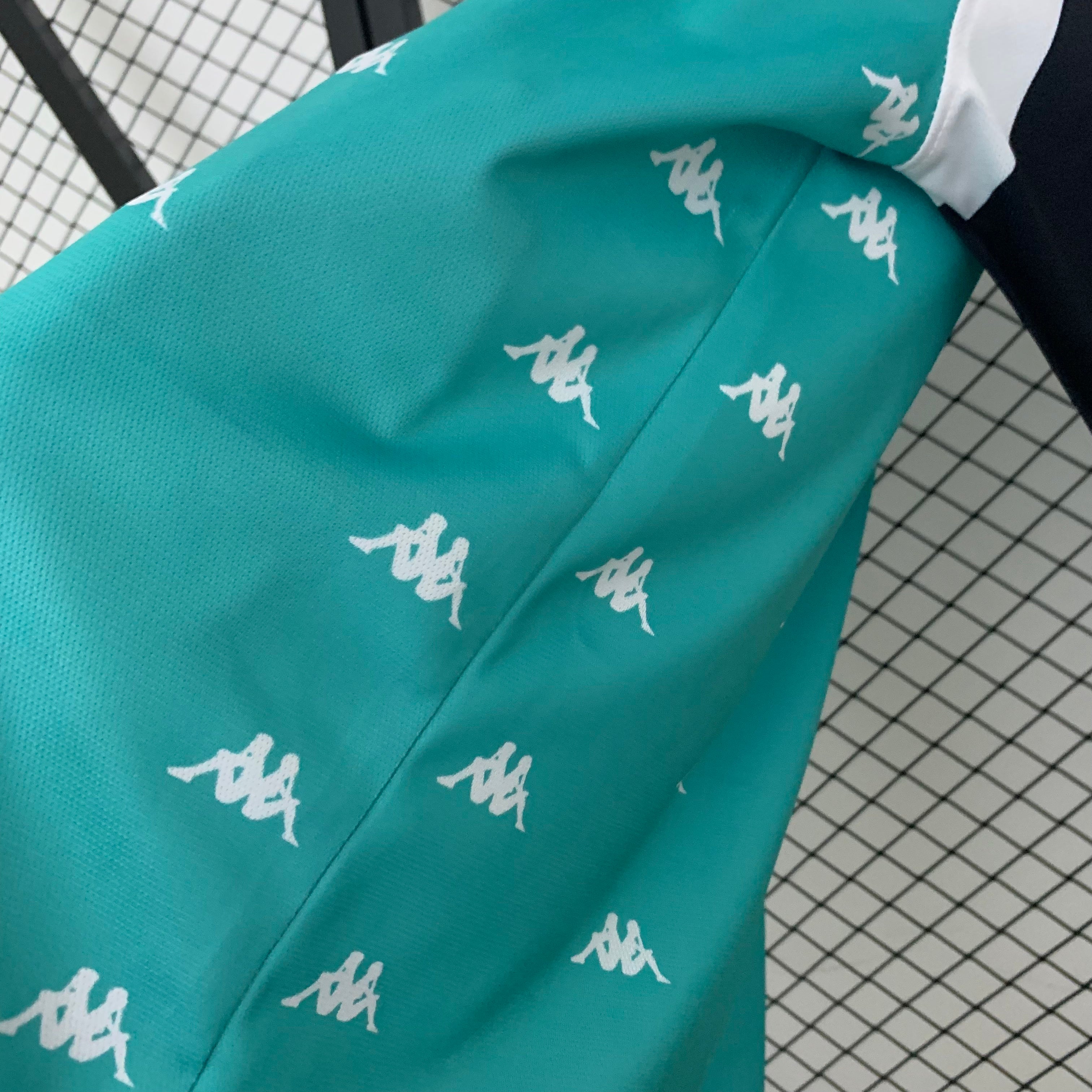 1990s Osasuna Retro Football Shirt | Teal Black Home