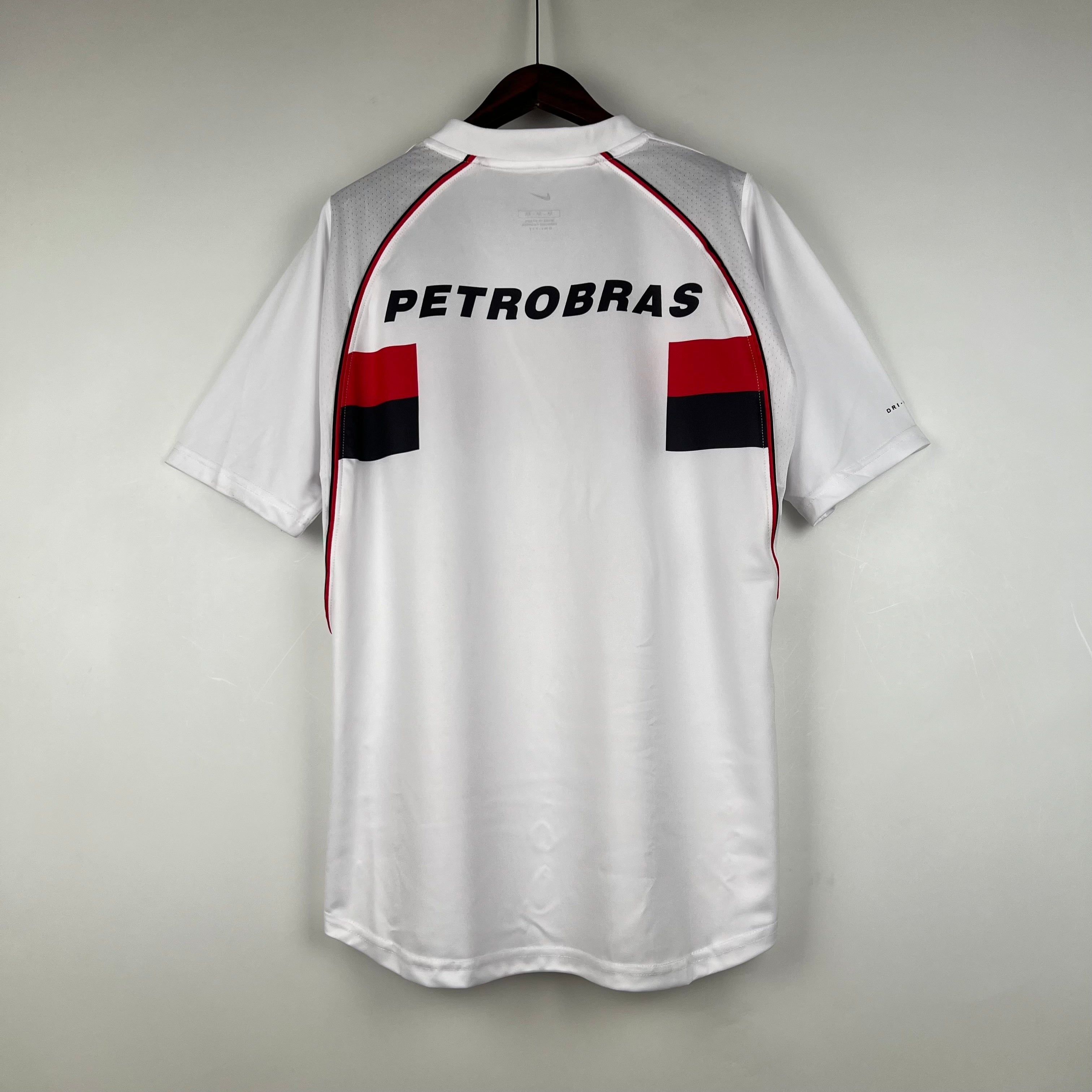 2000s Flamengo Retro Football Shirt | White Red Home