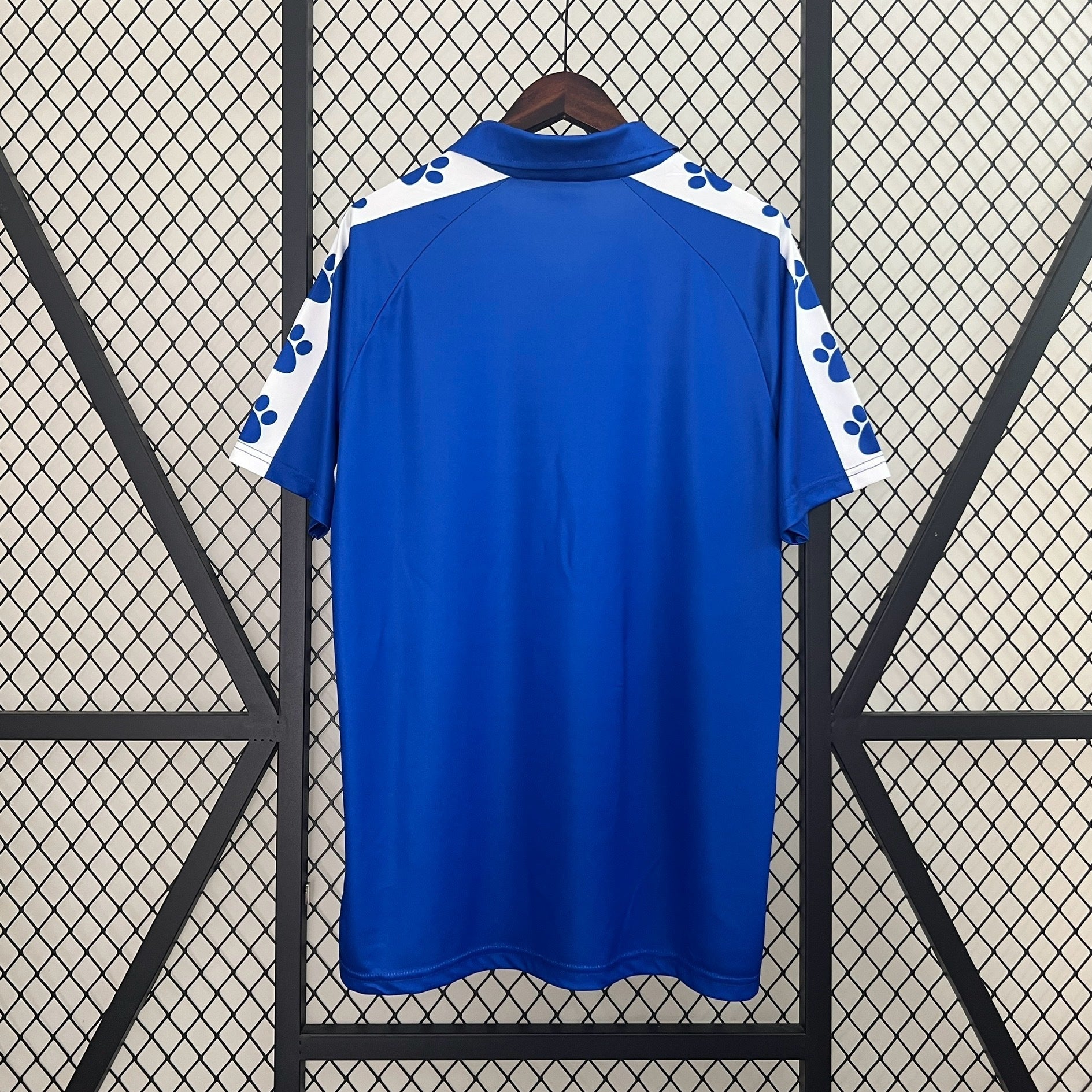 1990s Real Oviedo Retro Football Shirt | Blue White Home