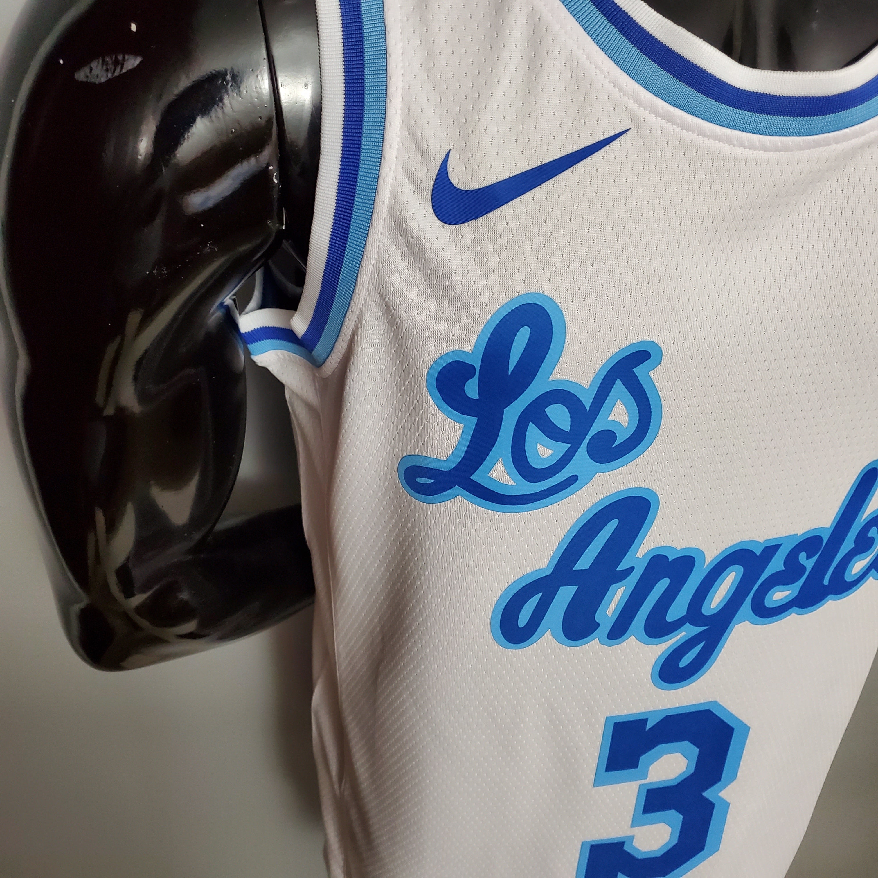 2023 Los Angeles Davis #3 Retro Basketball Jersey