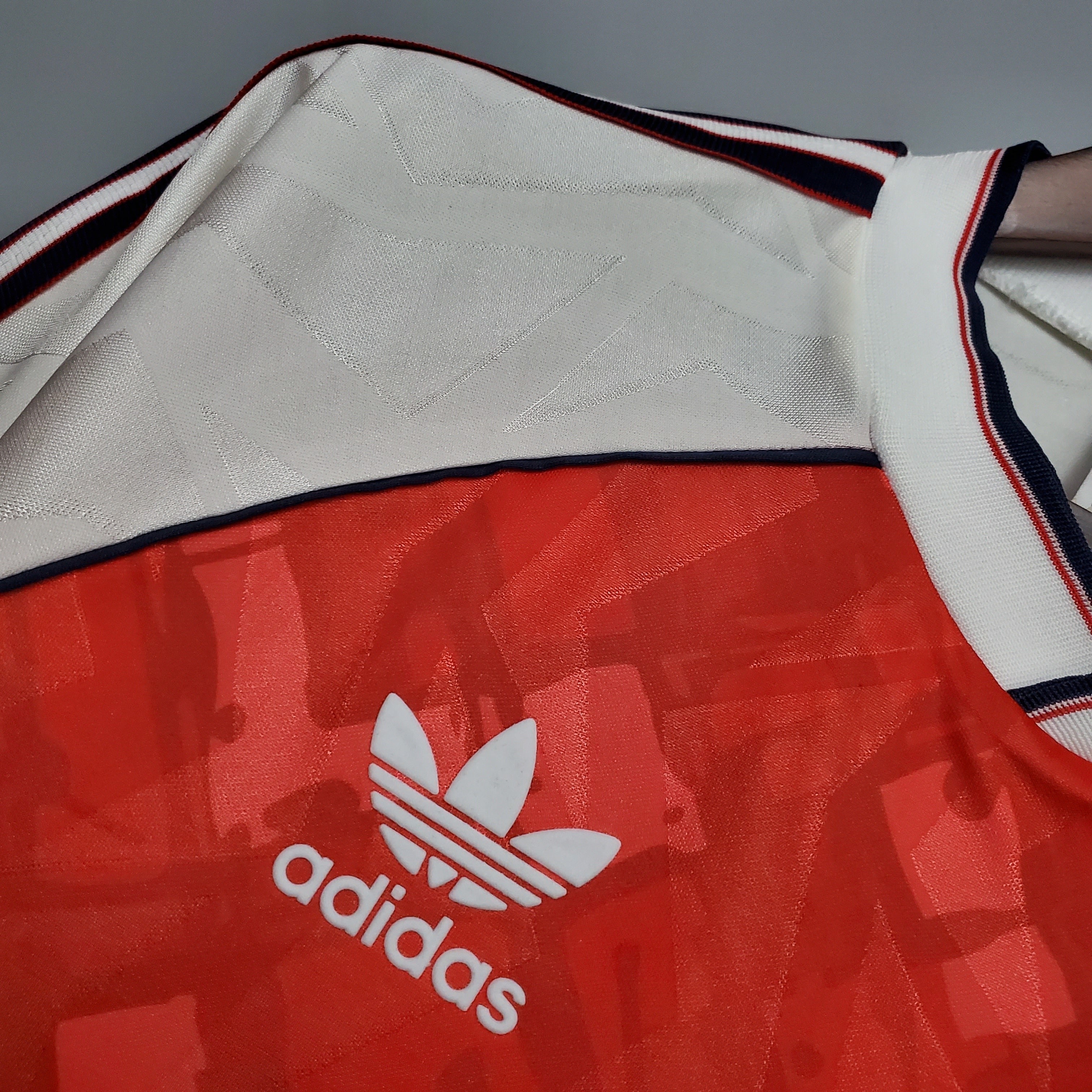 1980s Arsenal Retro Football Shirt | Red White Home