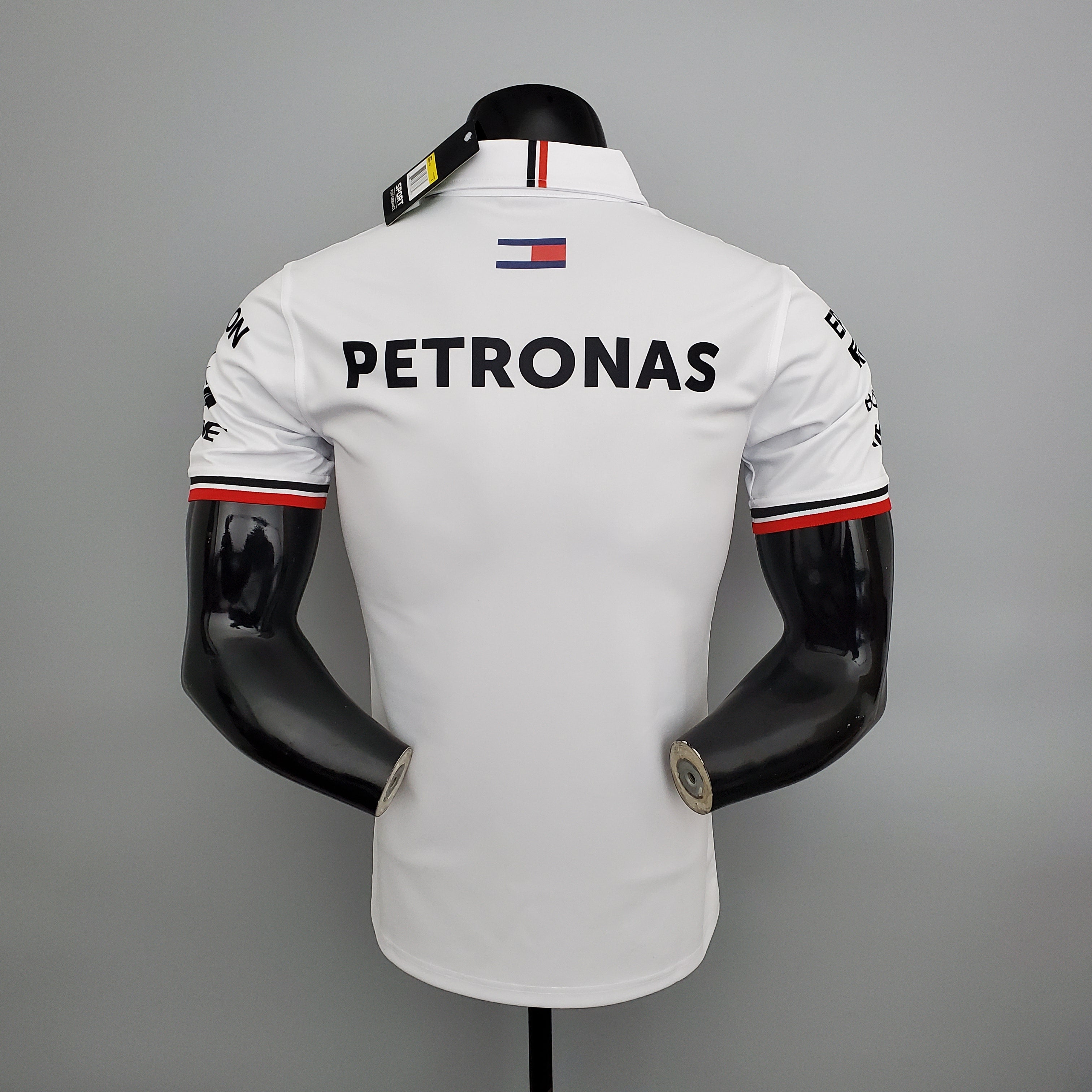 Mercedes F1 2023 Player Fit Polo – Petronas | White