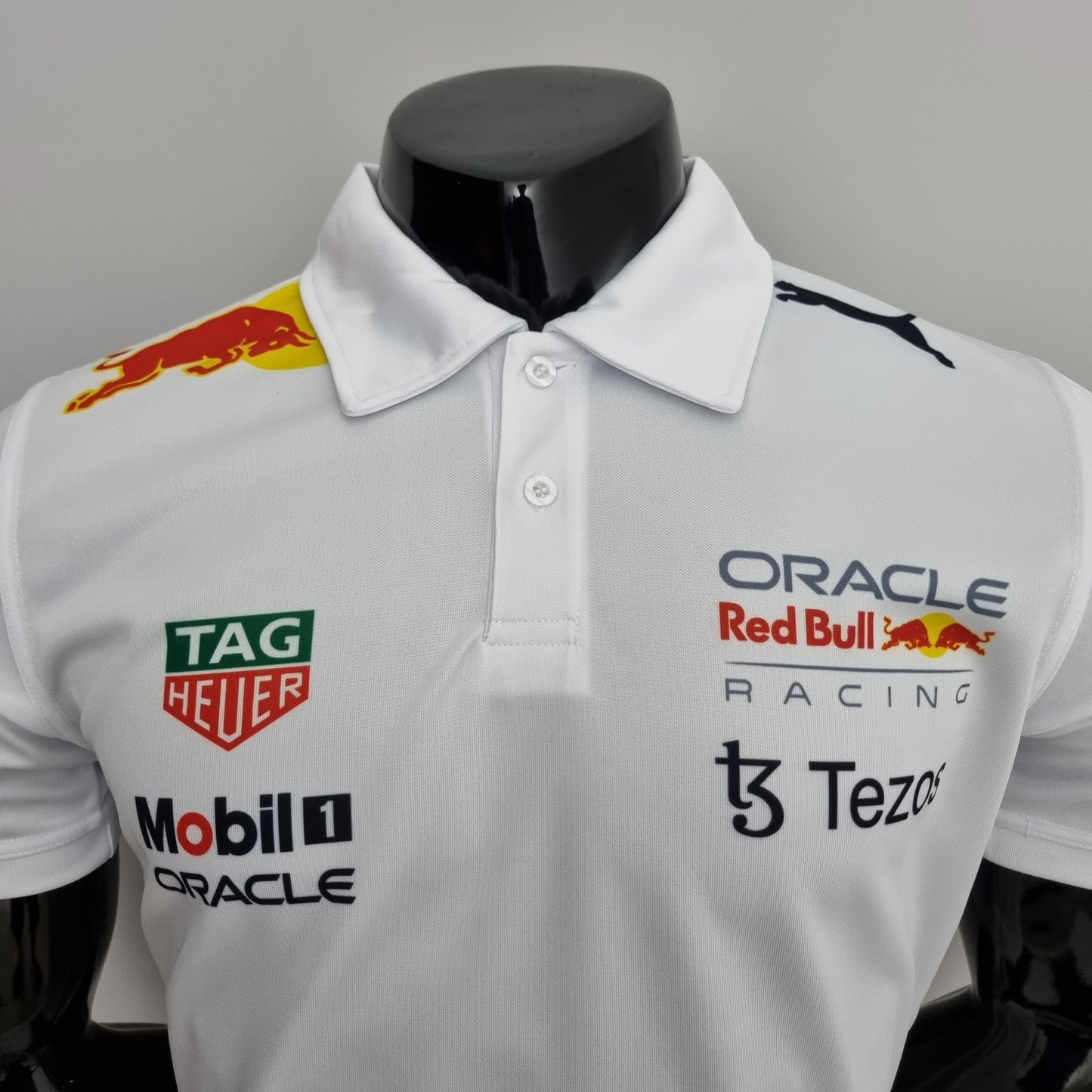 Red Bull Racing F1 2023 Polo – Player Fit Mobile | White