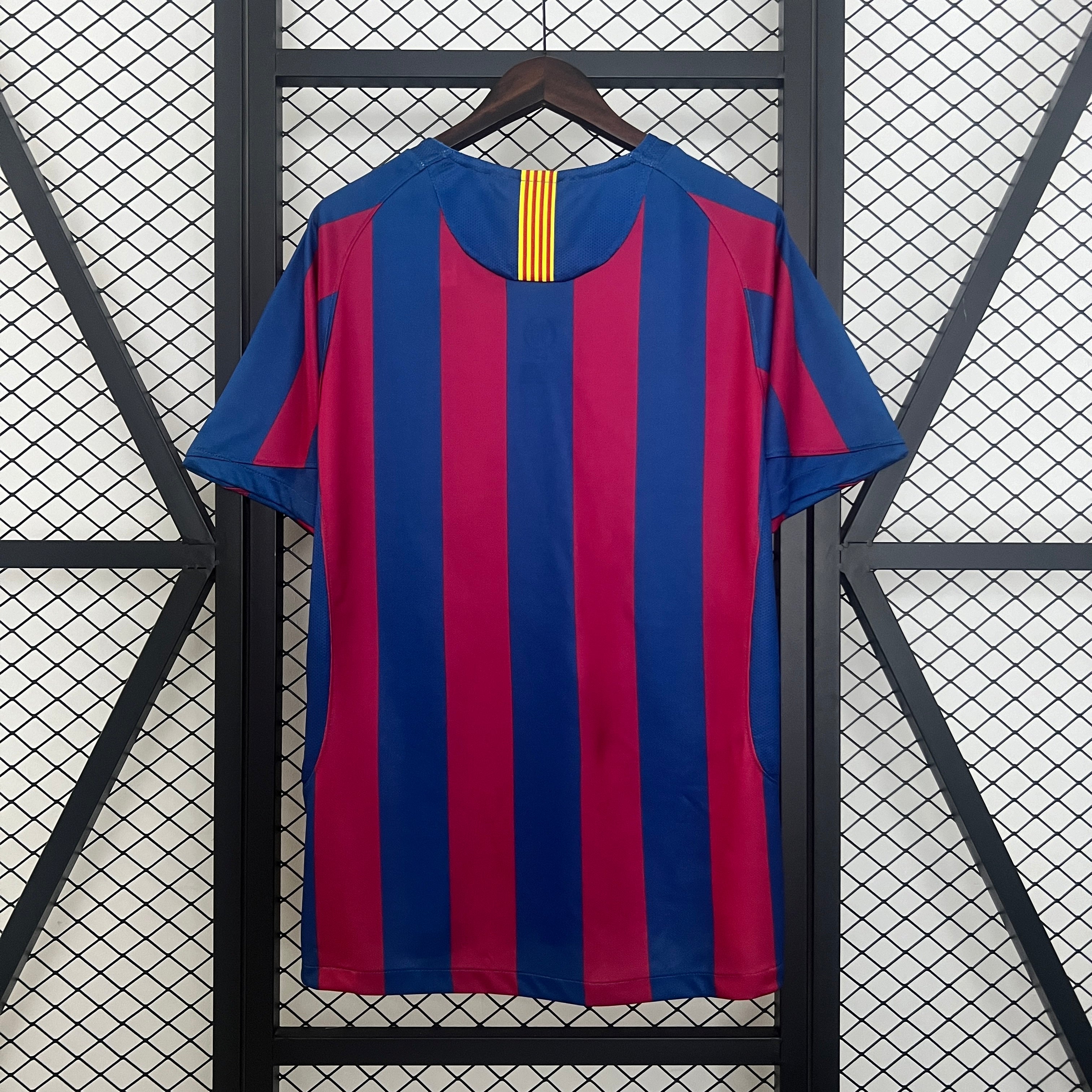 2000s Barcelona Retro Football Shirt | Blue Red Home