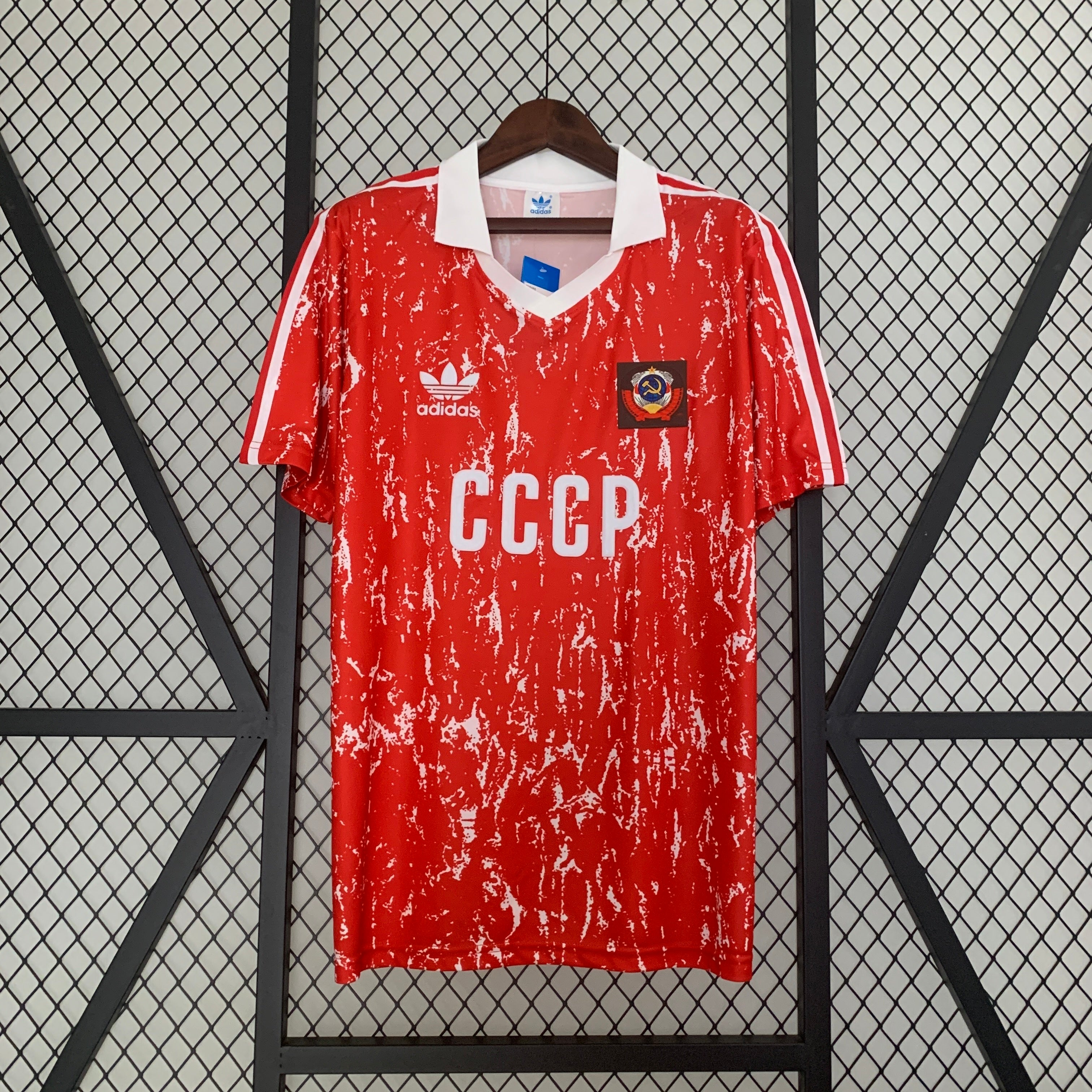 1980s USSR Retro Football Shirt | Red White Home