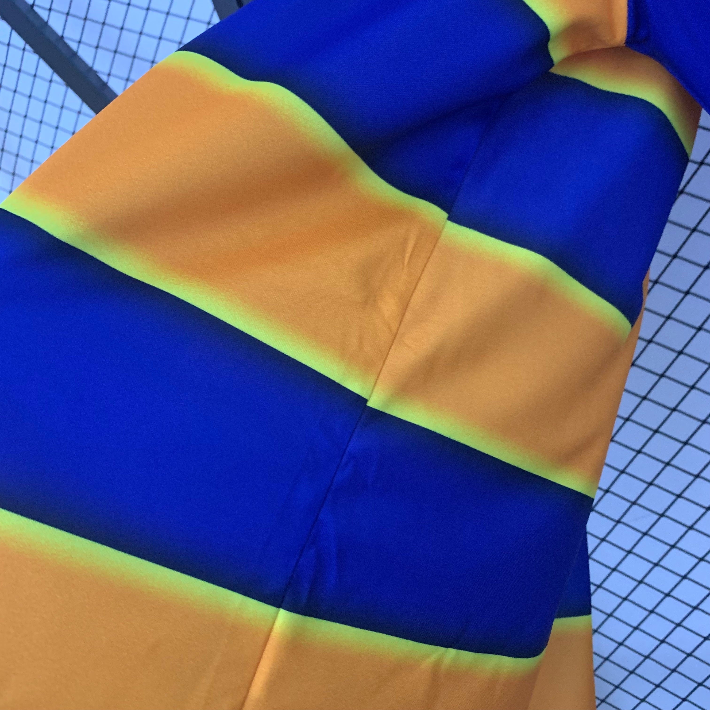 1990s Parma Retro Football Shirt | Blue Yellow Home