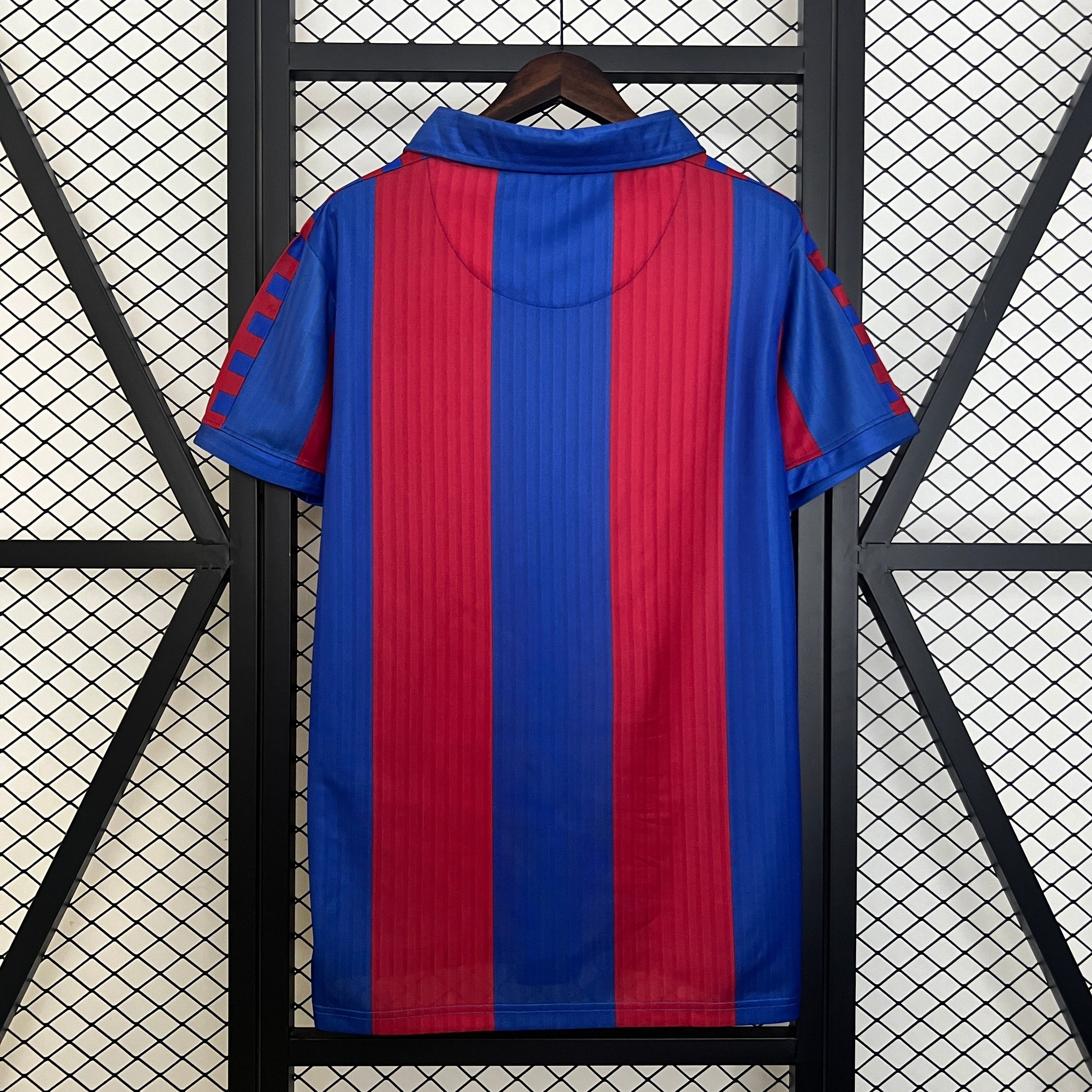 1990s Barcelona Retro Football Shirt | Blue Red Home