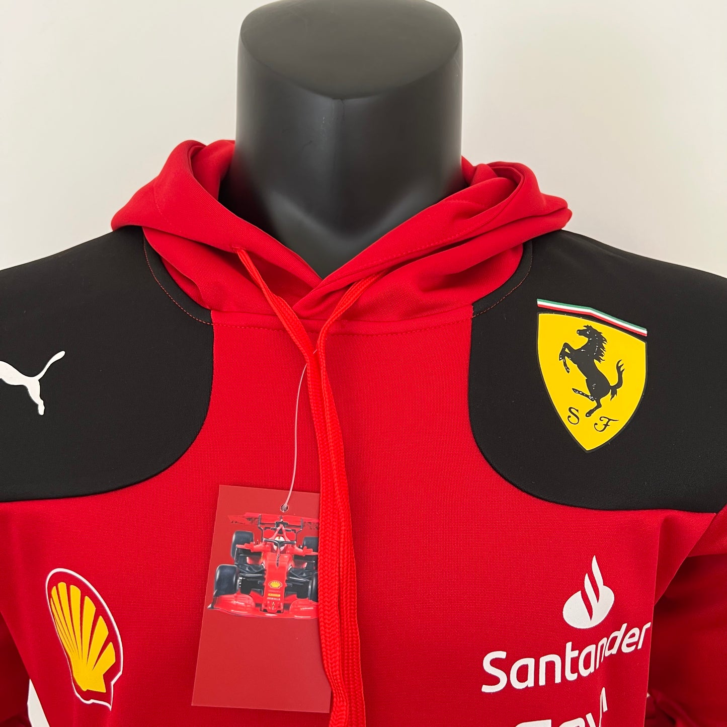 Ferrari F1 2023 Player Fit Hoodie | Red Black