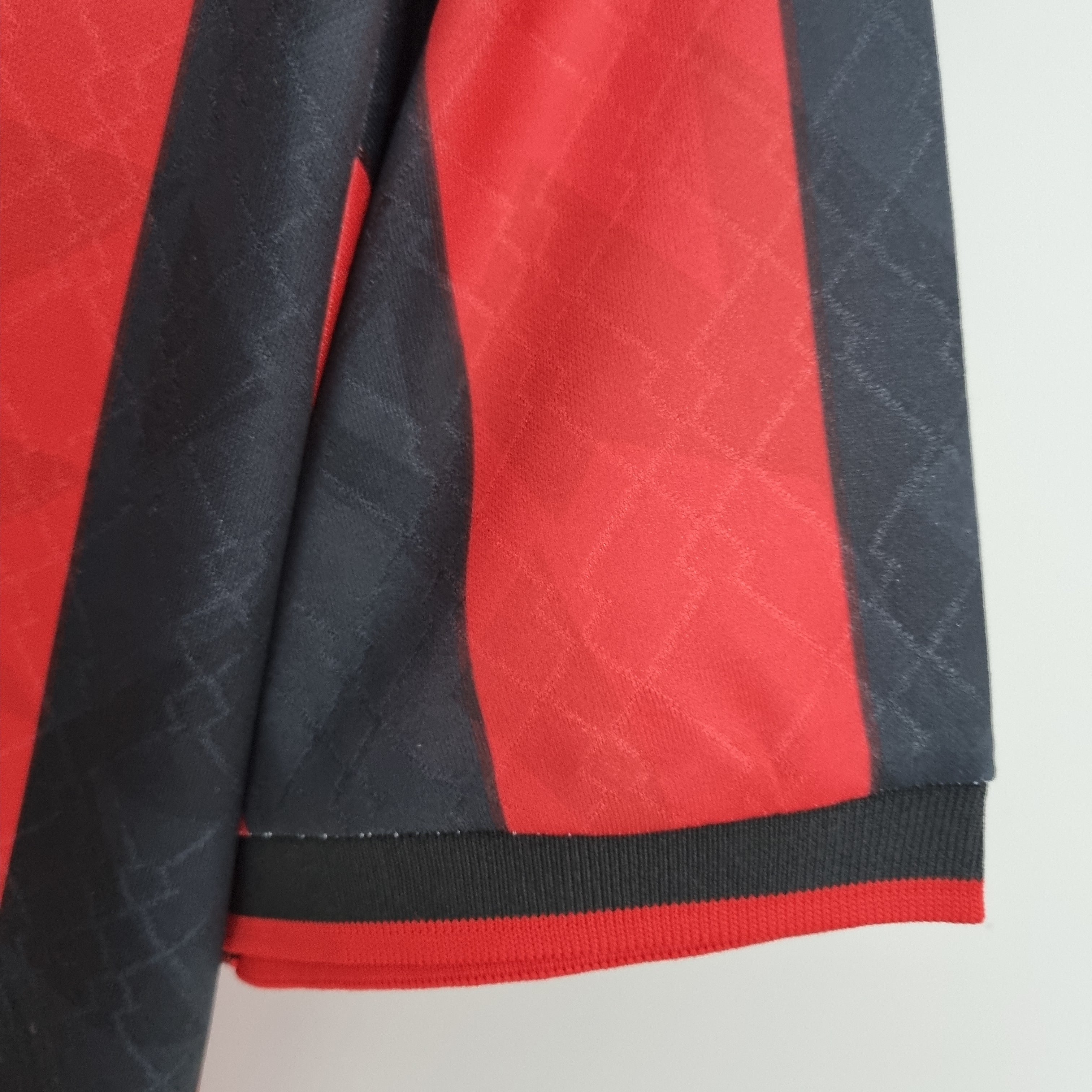 1990s AC Milan Retro Football Shirt | Red Black Home