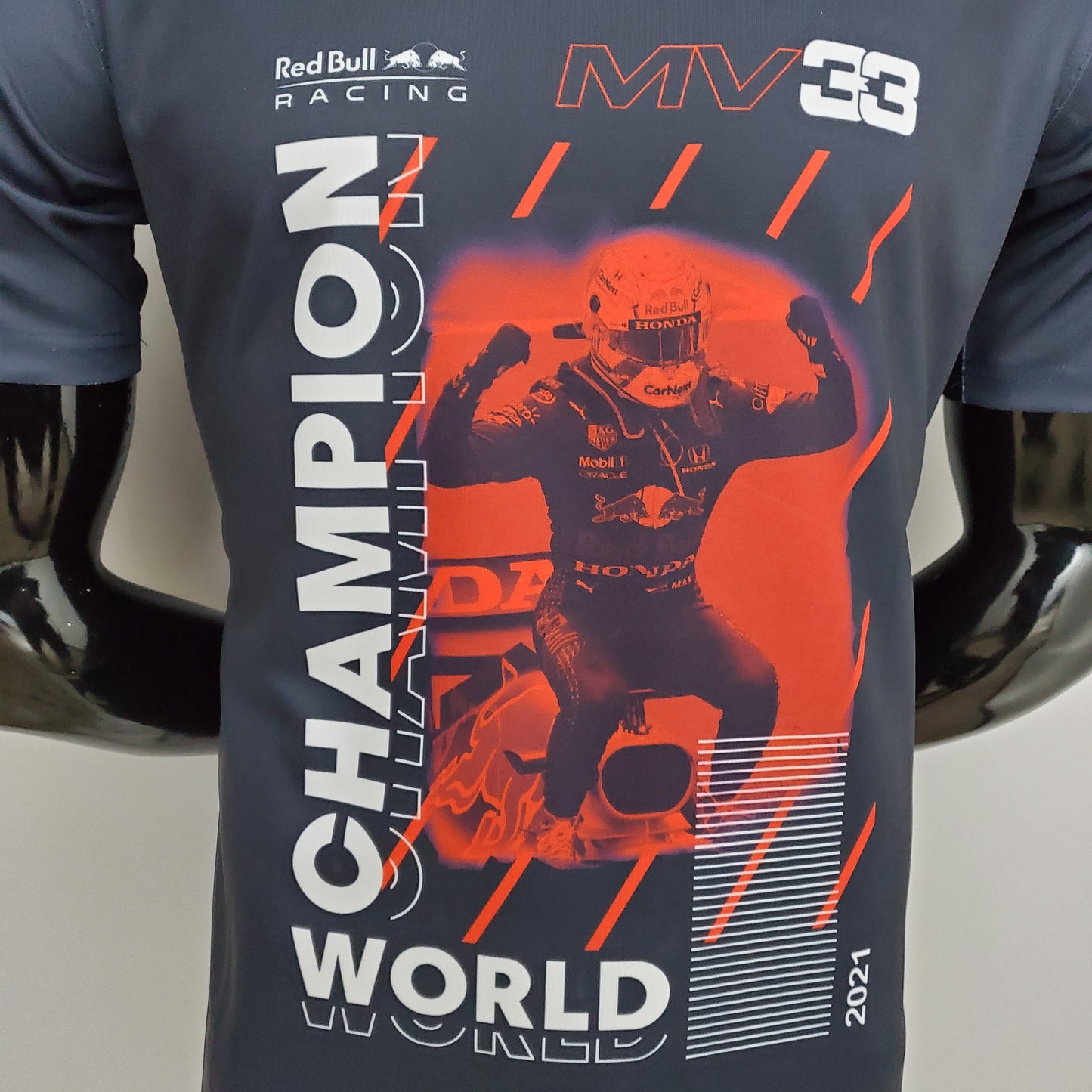 Red Bull Racing F1 2021 Player Fit T-Shirt – Max Verstappen #33 Puma | Navy