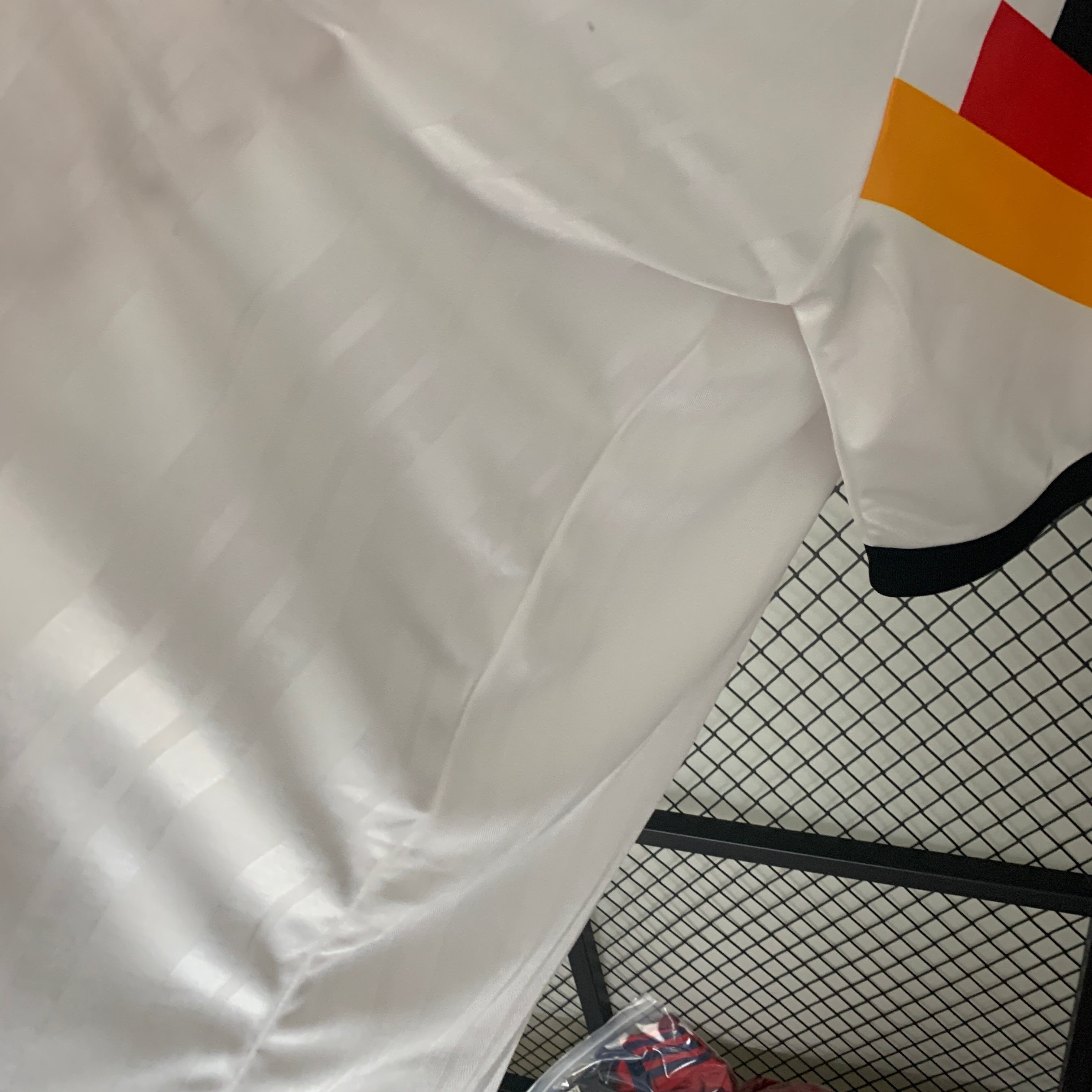 1990s Germany Retro Football Shirt | White Black Home