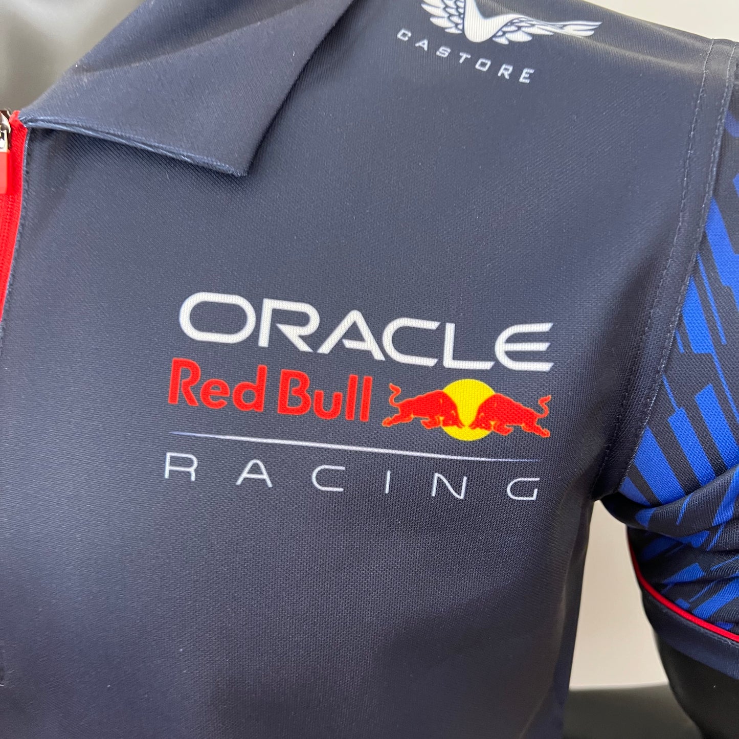 Red Bull Racing F1 2023 Polo – Player Fit – Sergio Perez #11 | Navy Blue