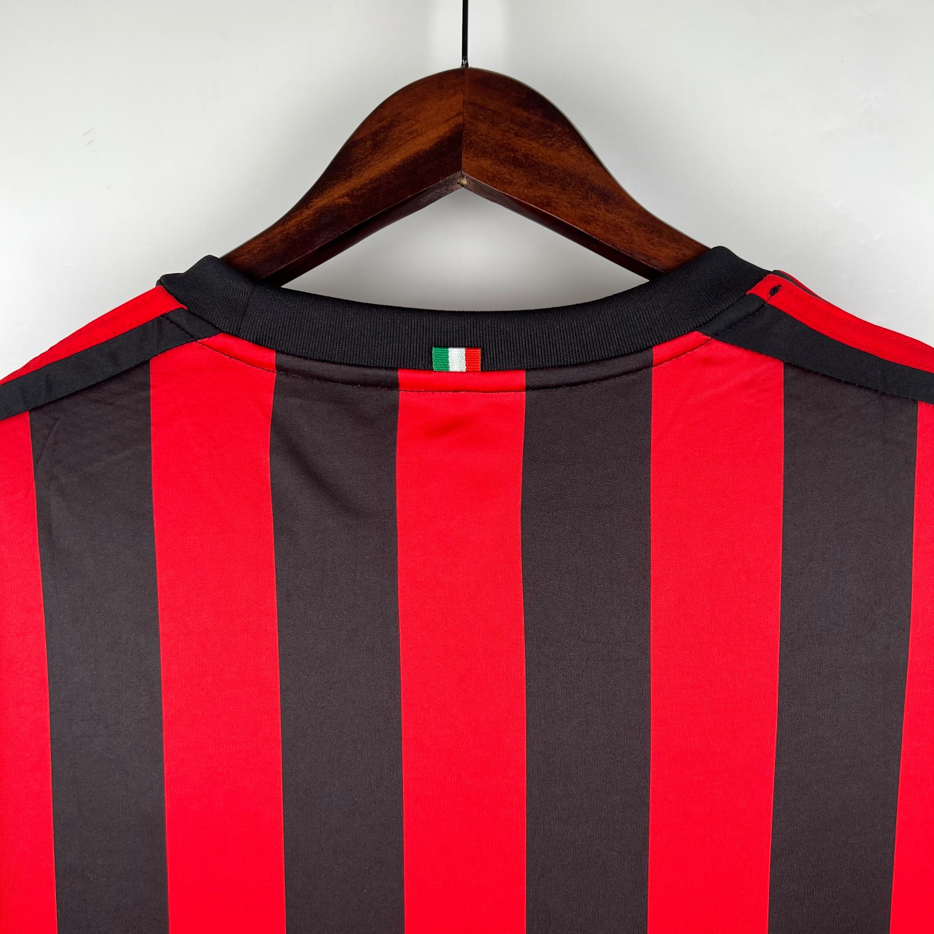 2010s AC Milan Retro Football Shirt | Red Black Home