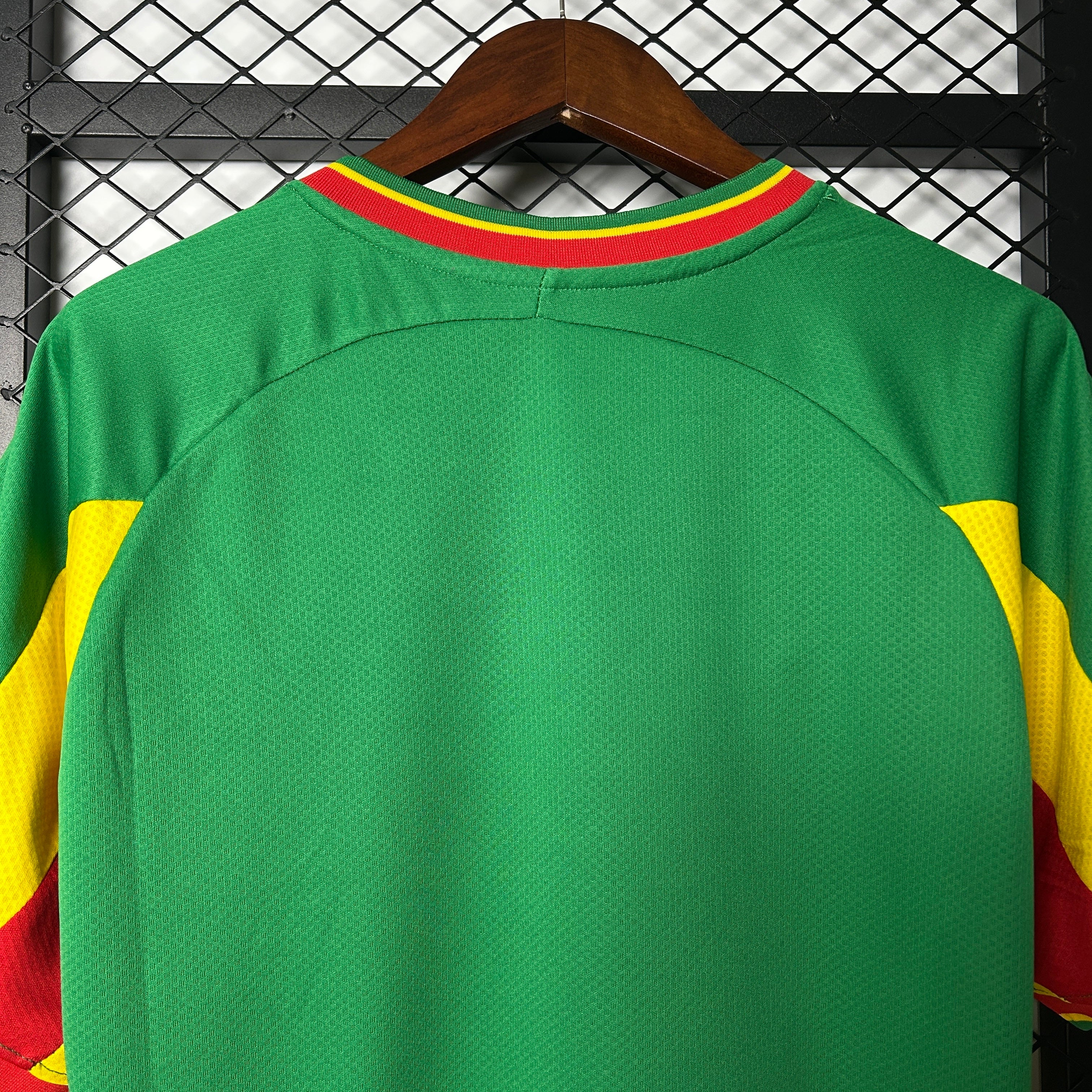 1990s Senegal Retro Football Shirt | Green Yellow Home