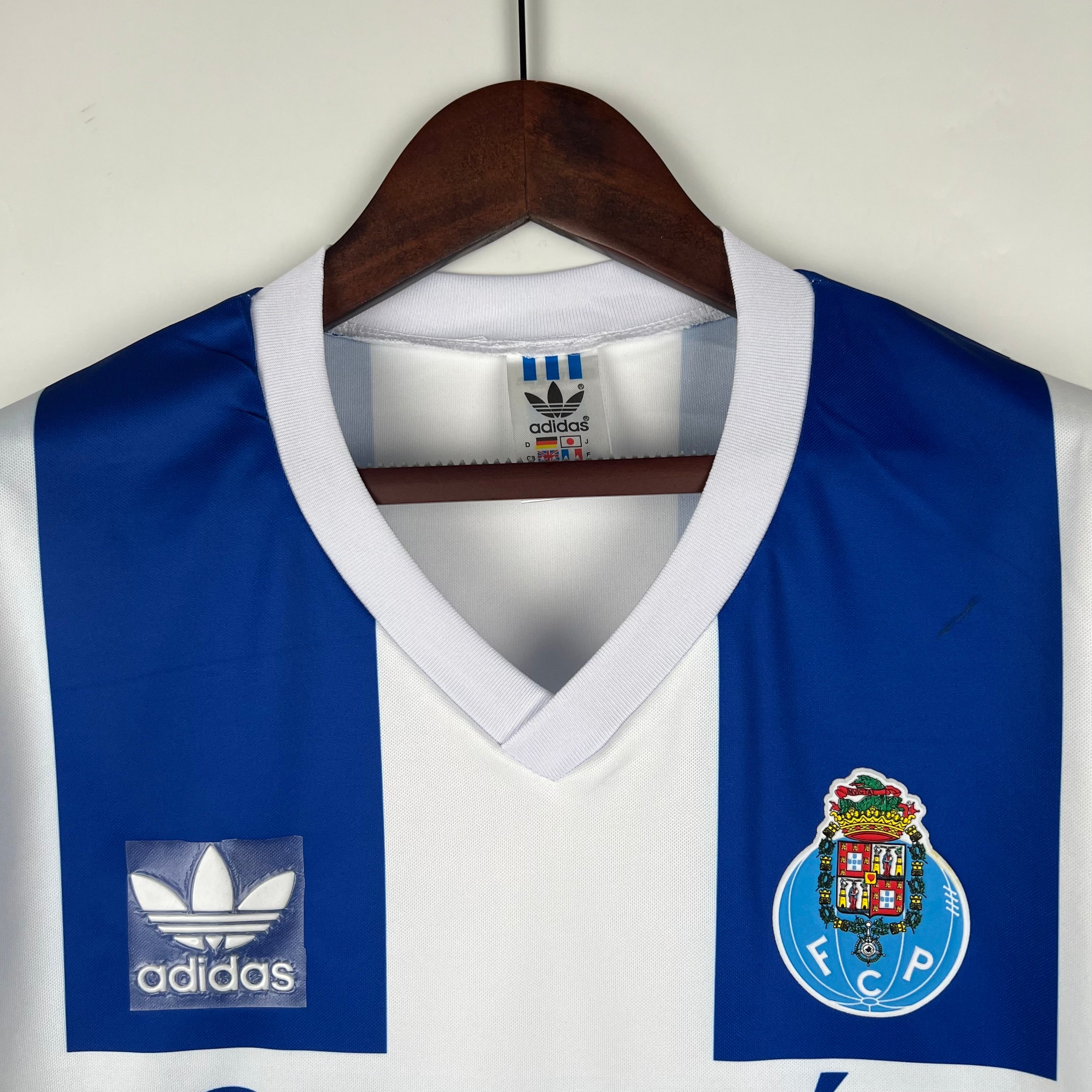1990s Porto Retro Football Shirt | Blue White Home