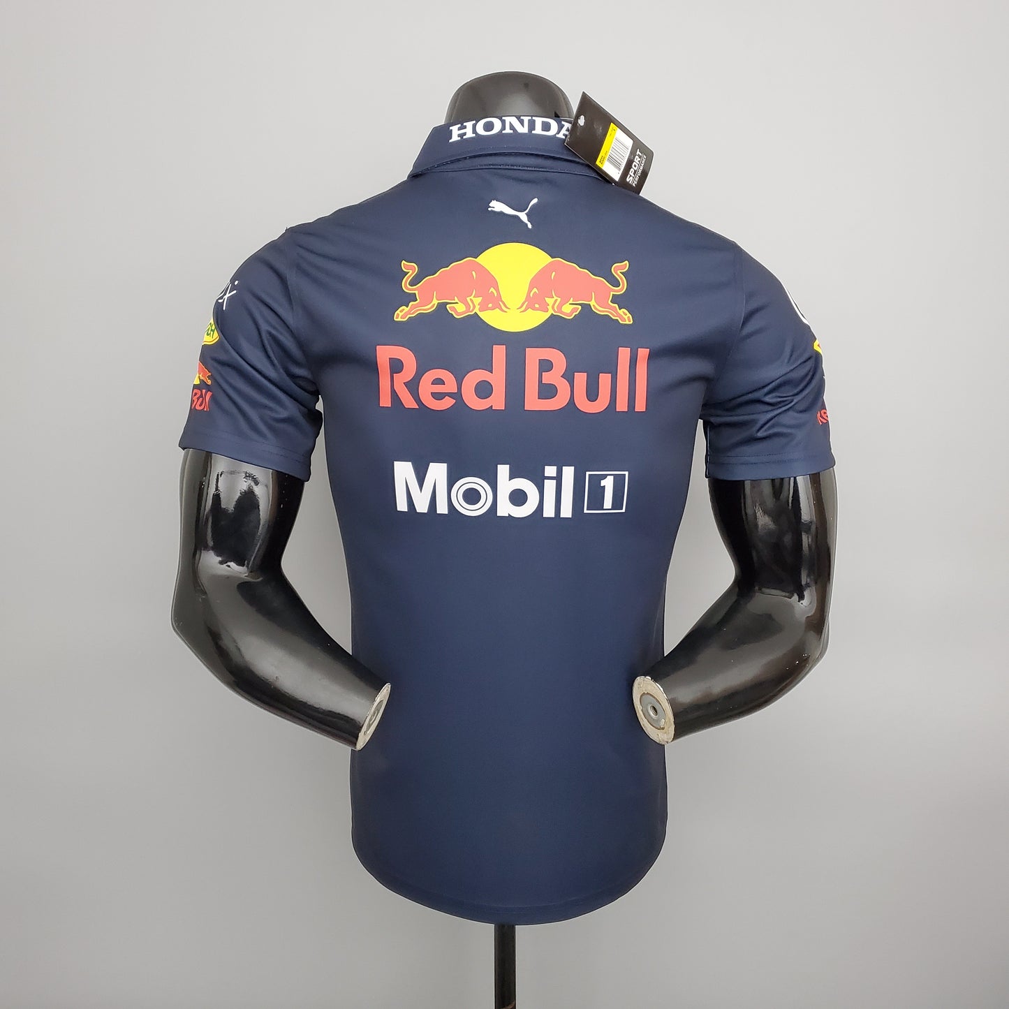 Red Bull Racing F1 2023 Polo – Player Fit Tag Heuer Mobil 1 Honda | Navy Blue