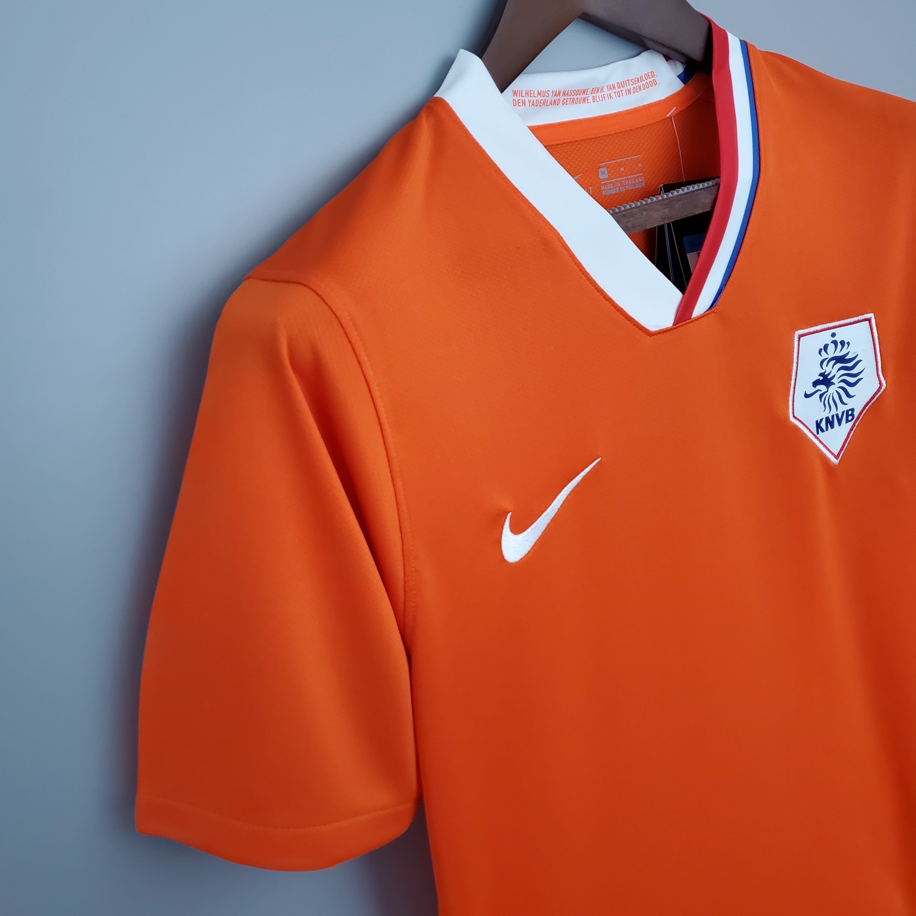 2010s Netherlands Retro Football Shirt | Orange White Home