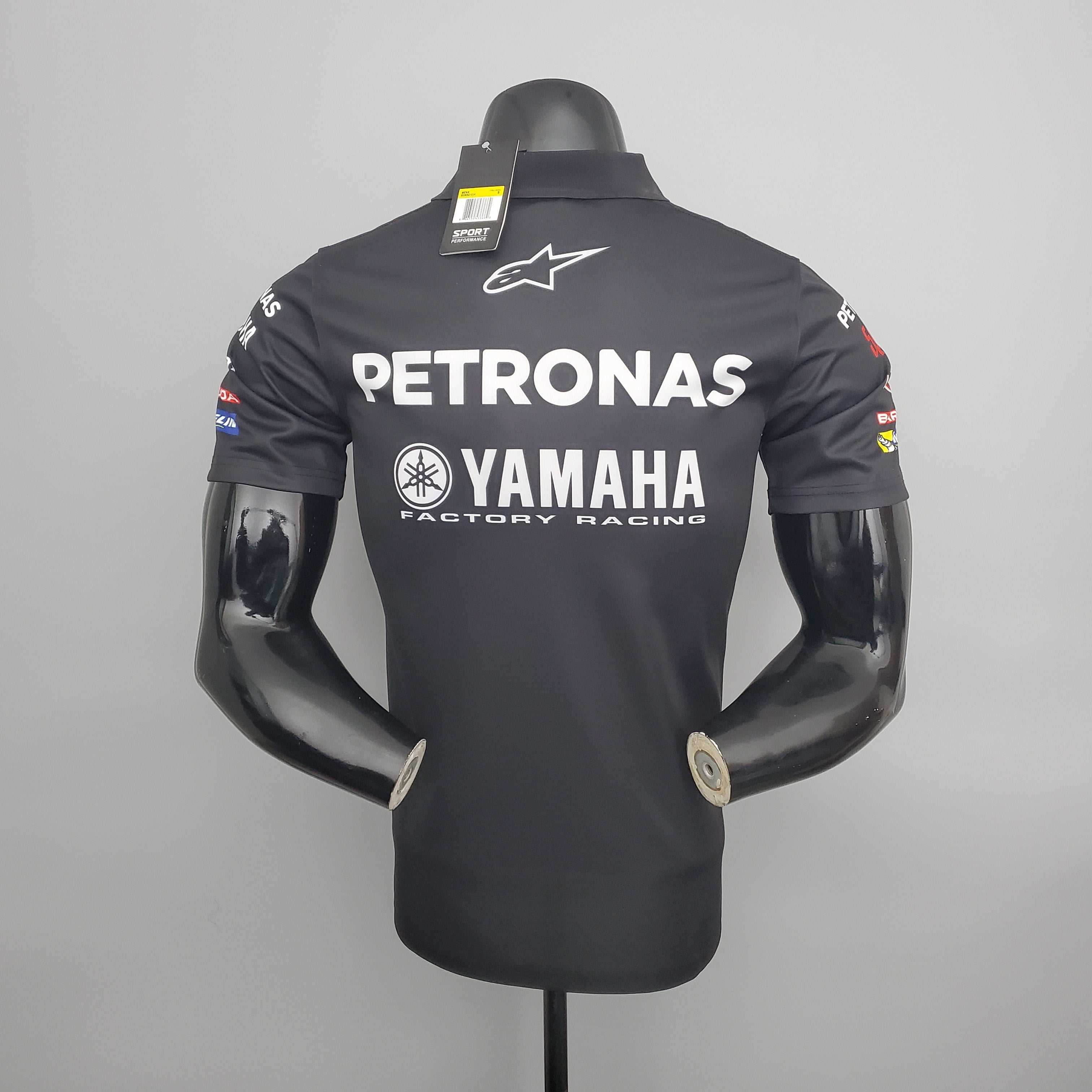 Petronas Yamaha 2023 Polo – Player Fit | Black